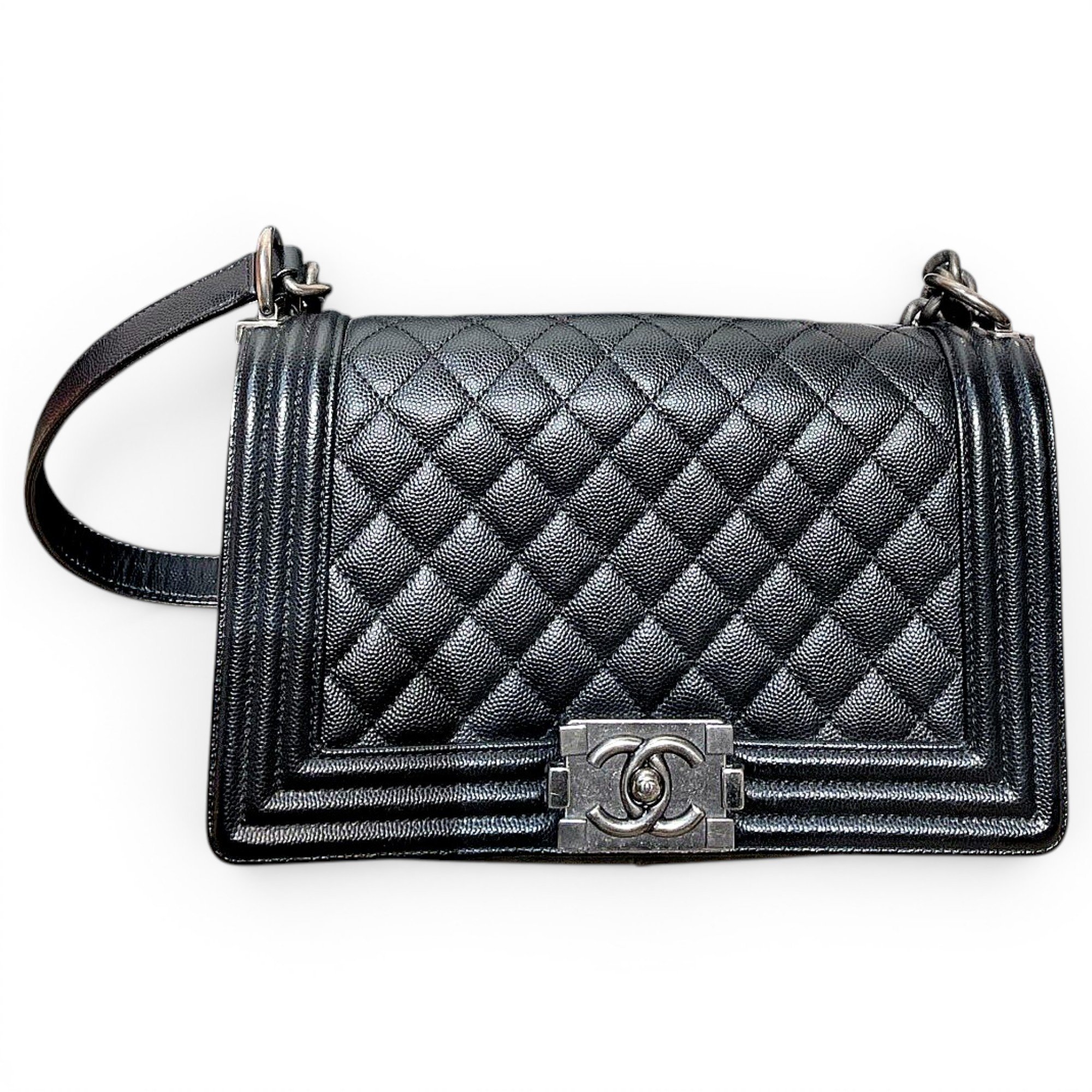 Boy leather crossbody bag