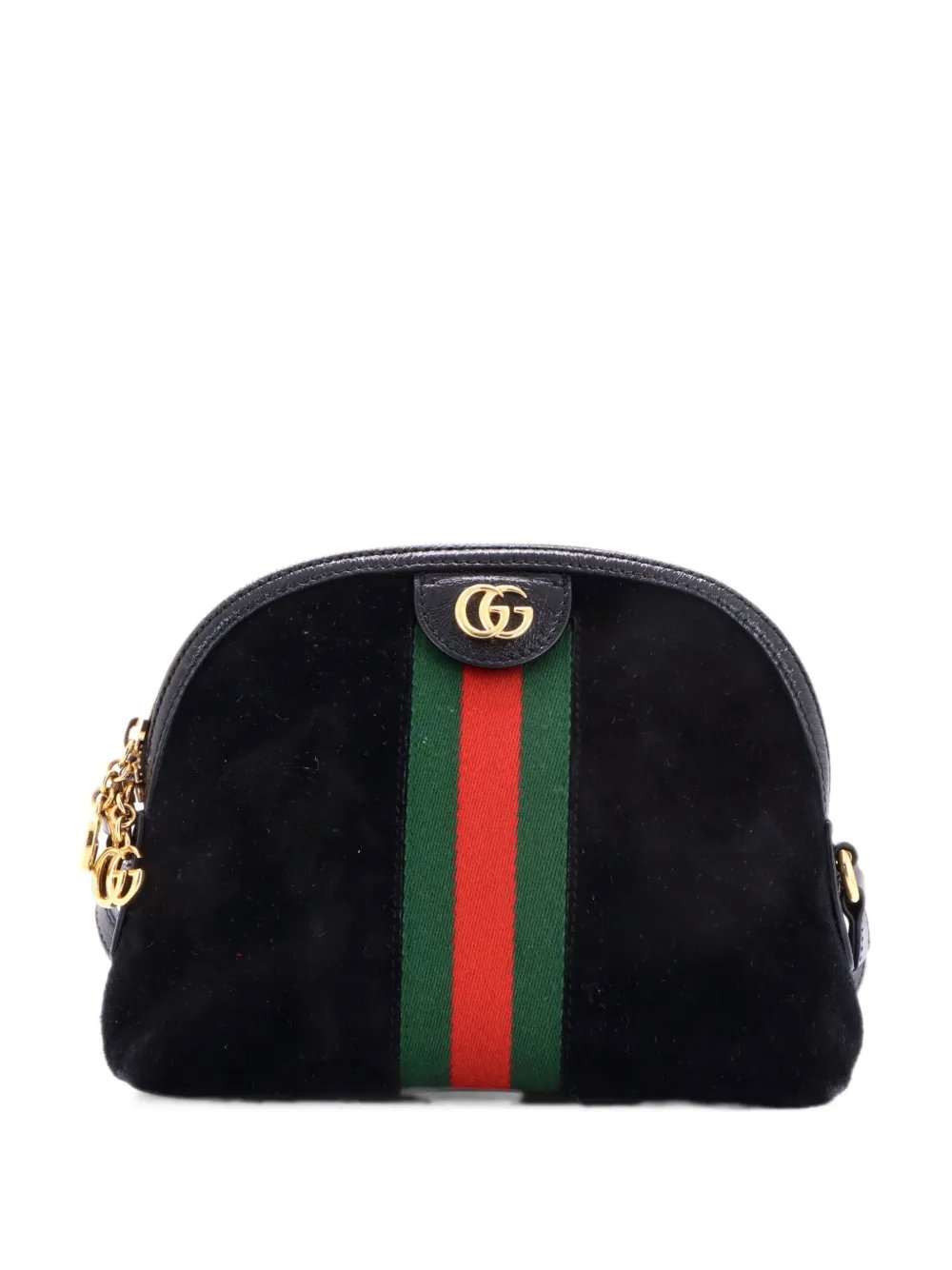 Ophidia Dome Shoulder Bag Suede Small crossbody bag