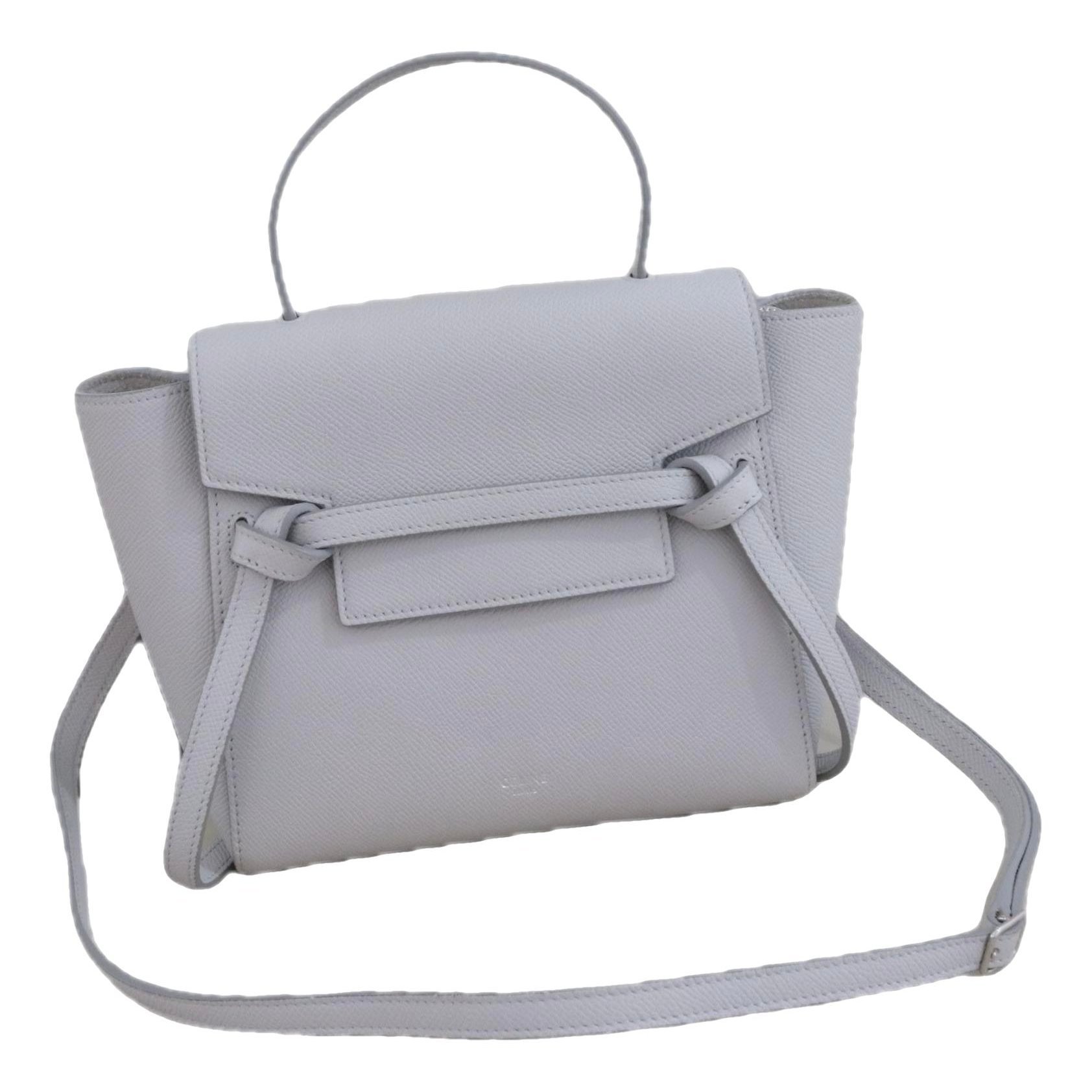 Belt leather handbag