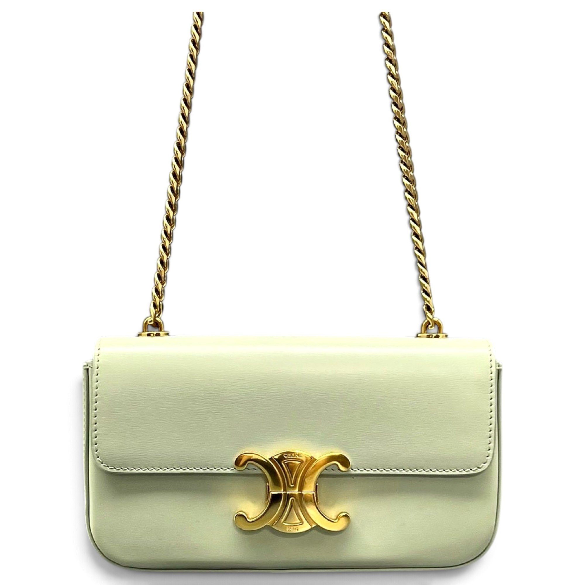 Triomphe leather handbag