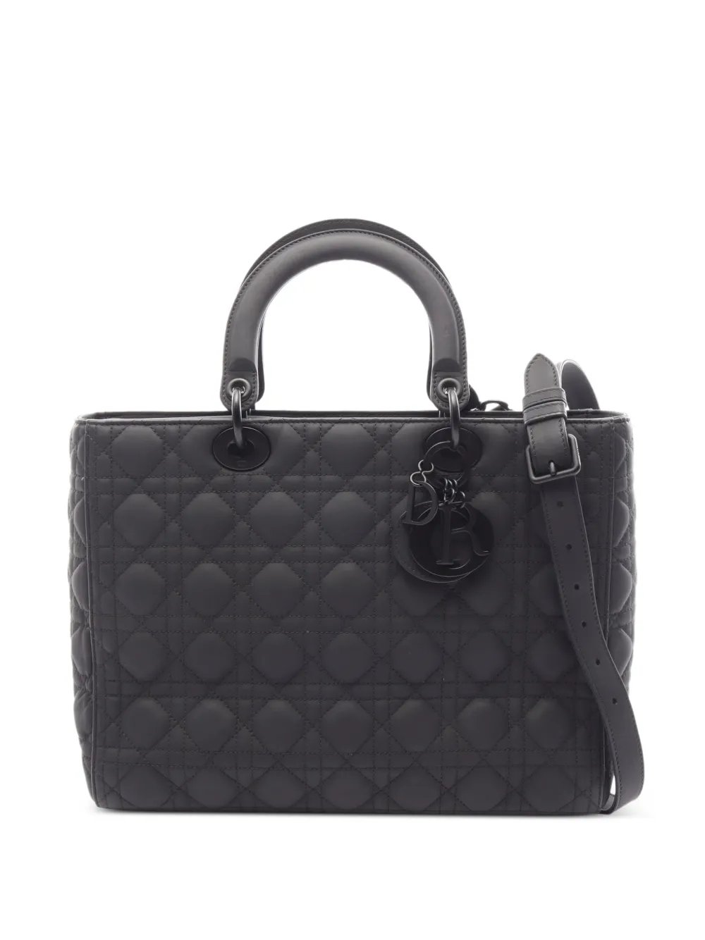 2010s Cannage Lady Dior tote bag