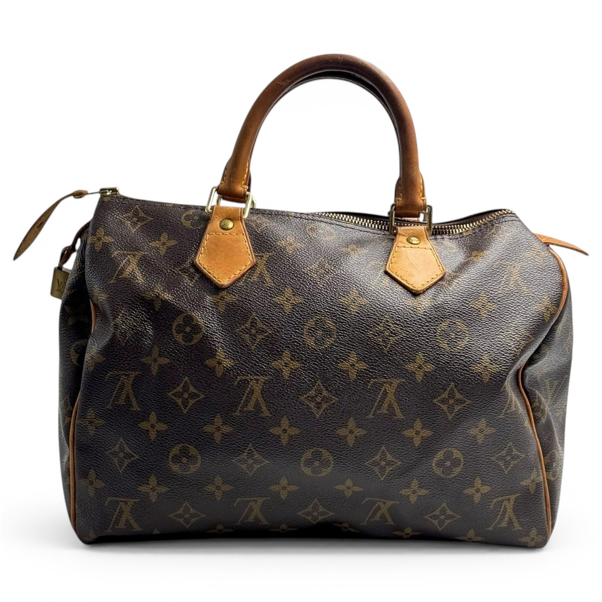 Speedy leather handbag
