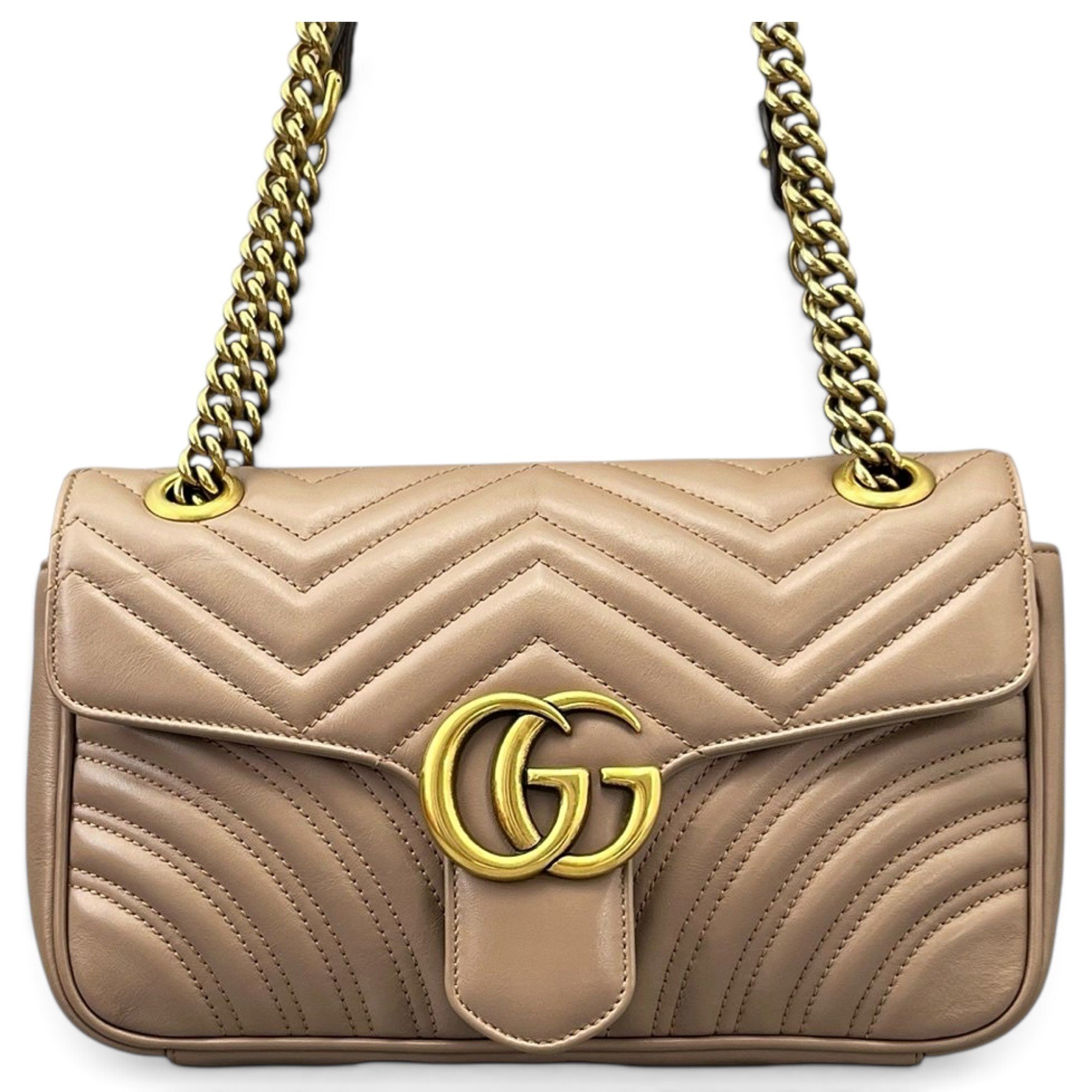 GG Marmont Flap leather handbag