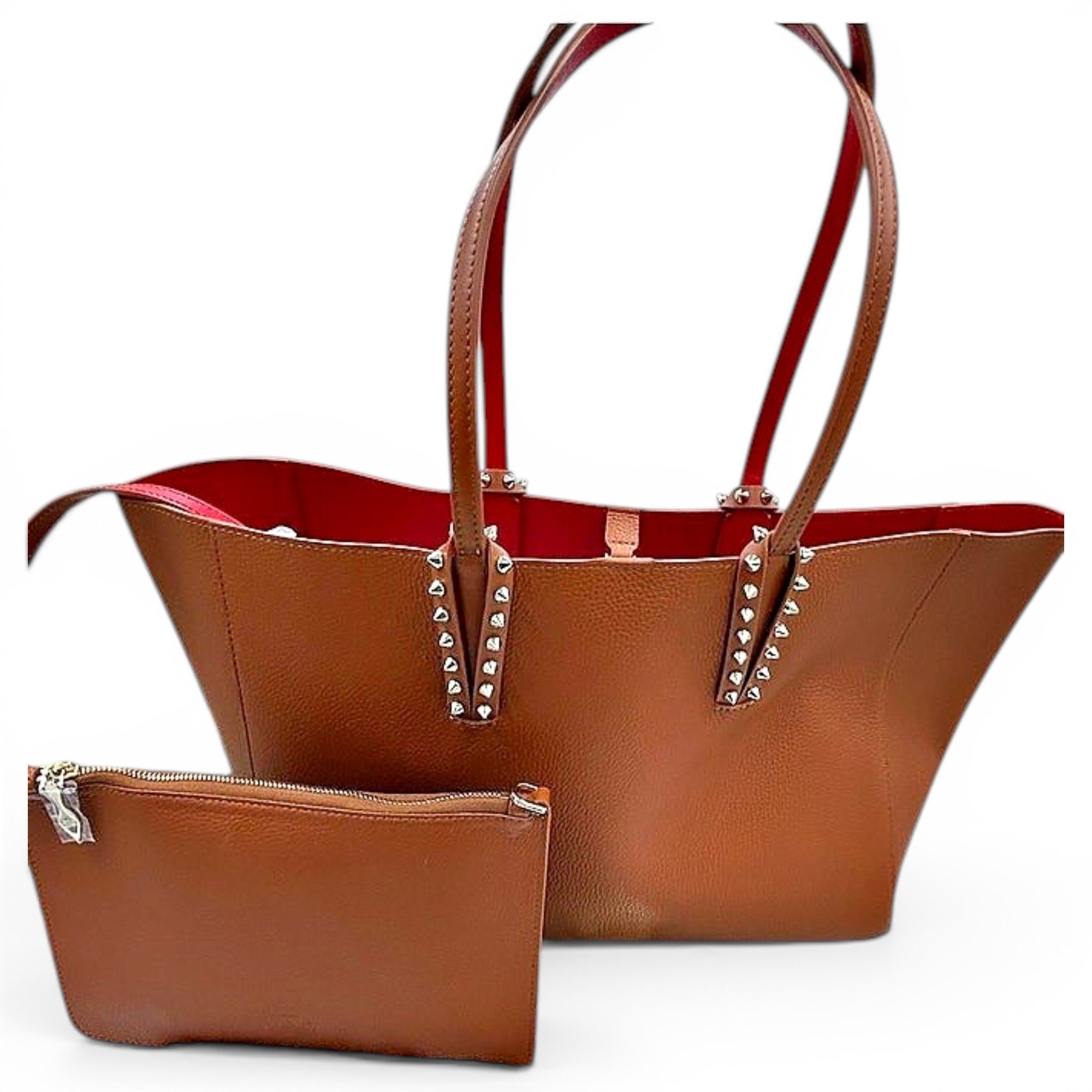 Leather tote