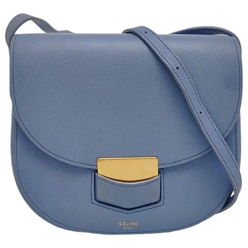 Trotteur leather crossbody bag
