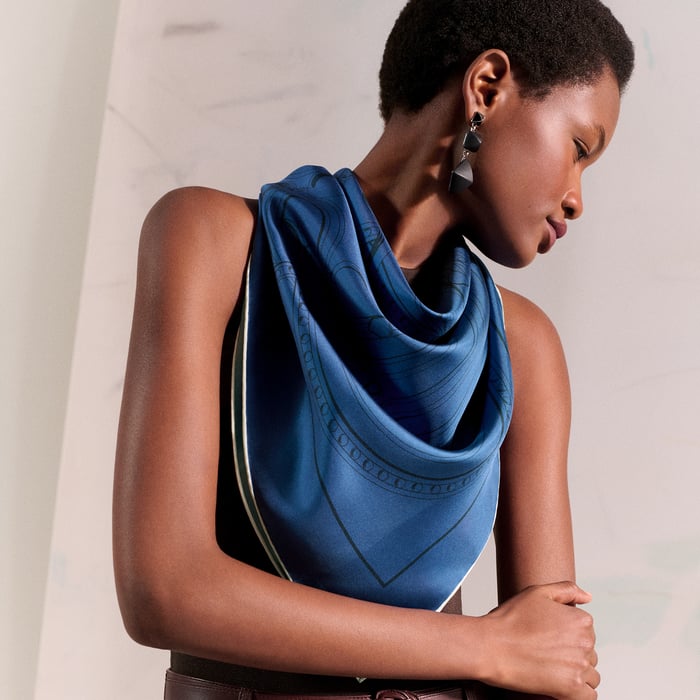 Grand Tralala Double Face Scarf 90