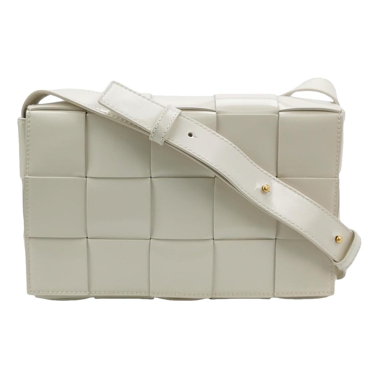 Cassette leather handbag