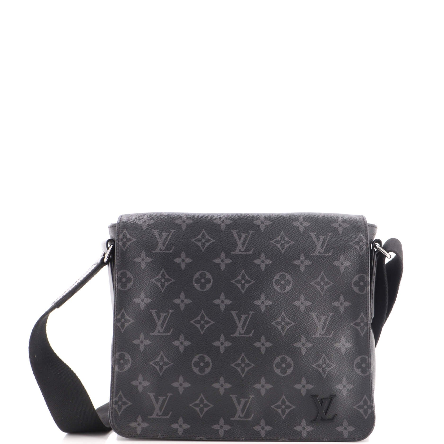 District Messenger Bag Monogram Eclipse Canvas PM