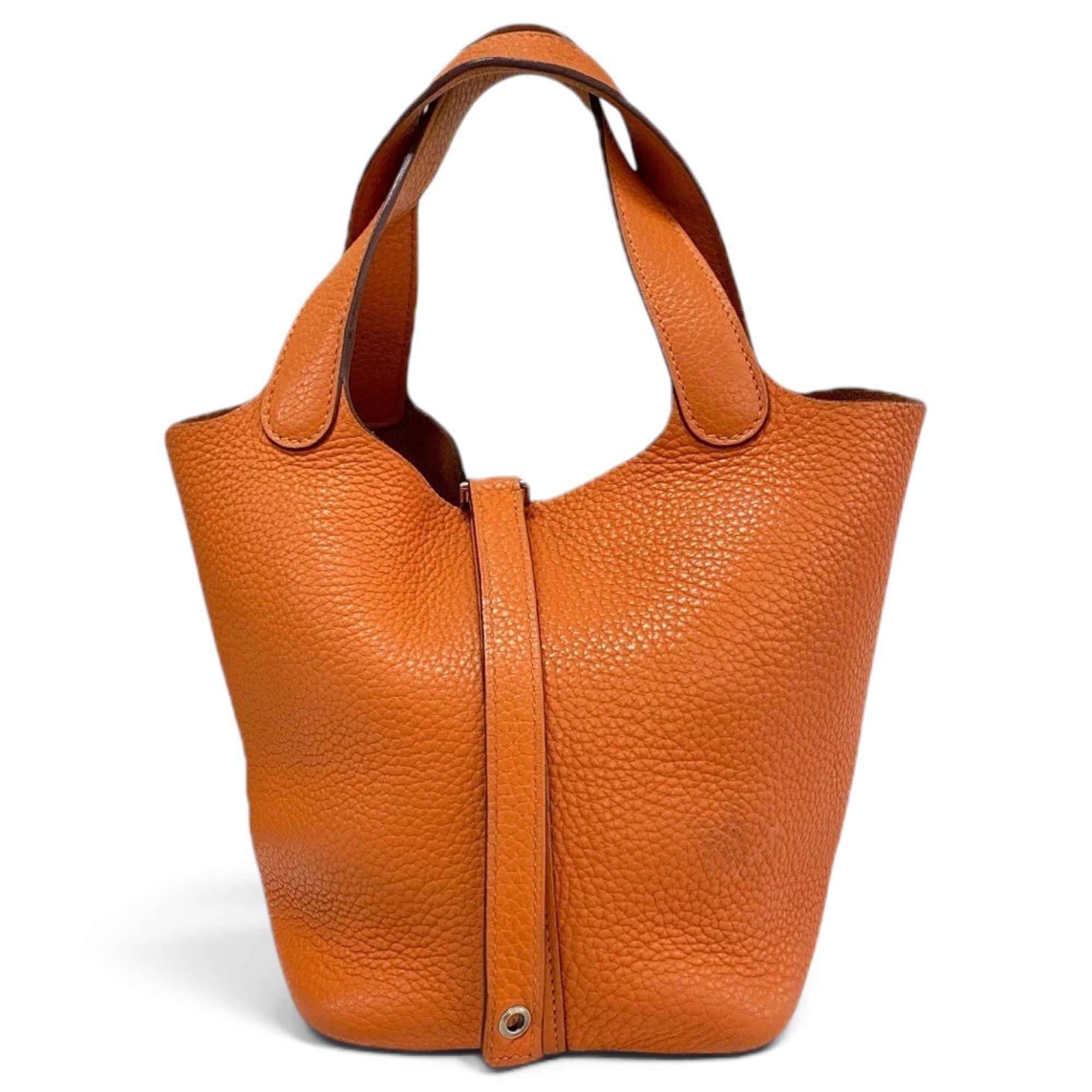 Picotin leather handbag