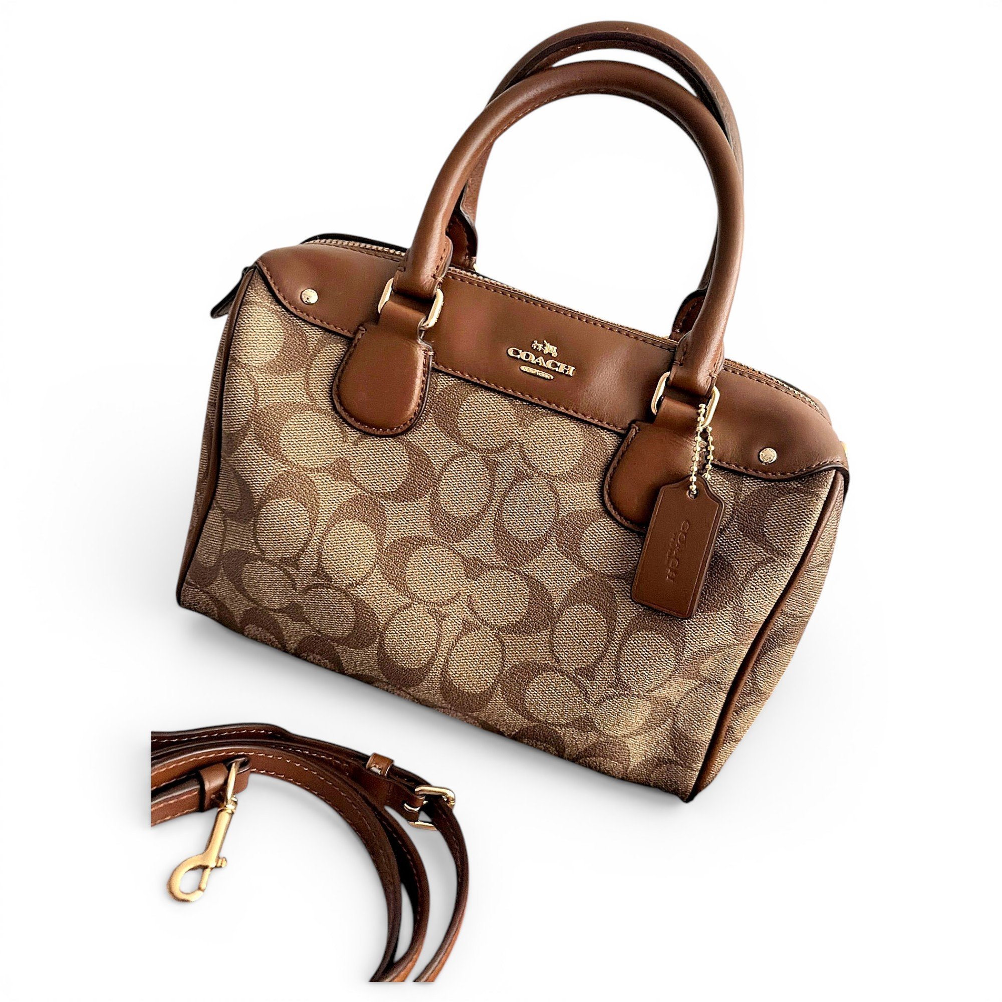 Leather satchel