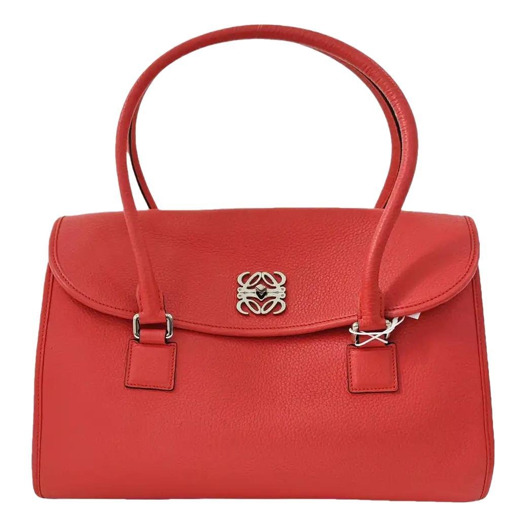 Leather handbag