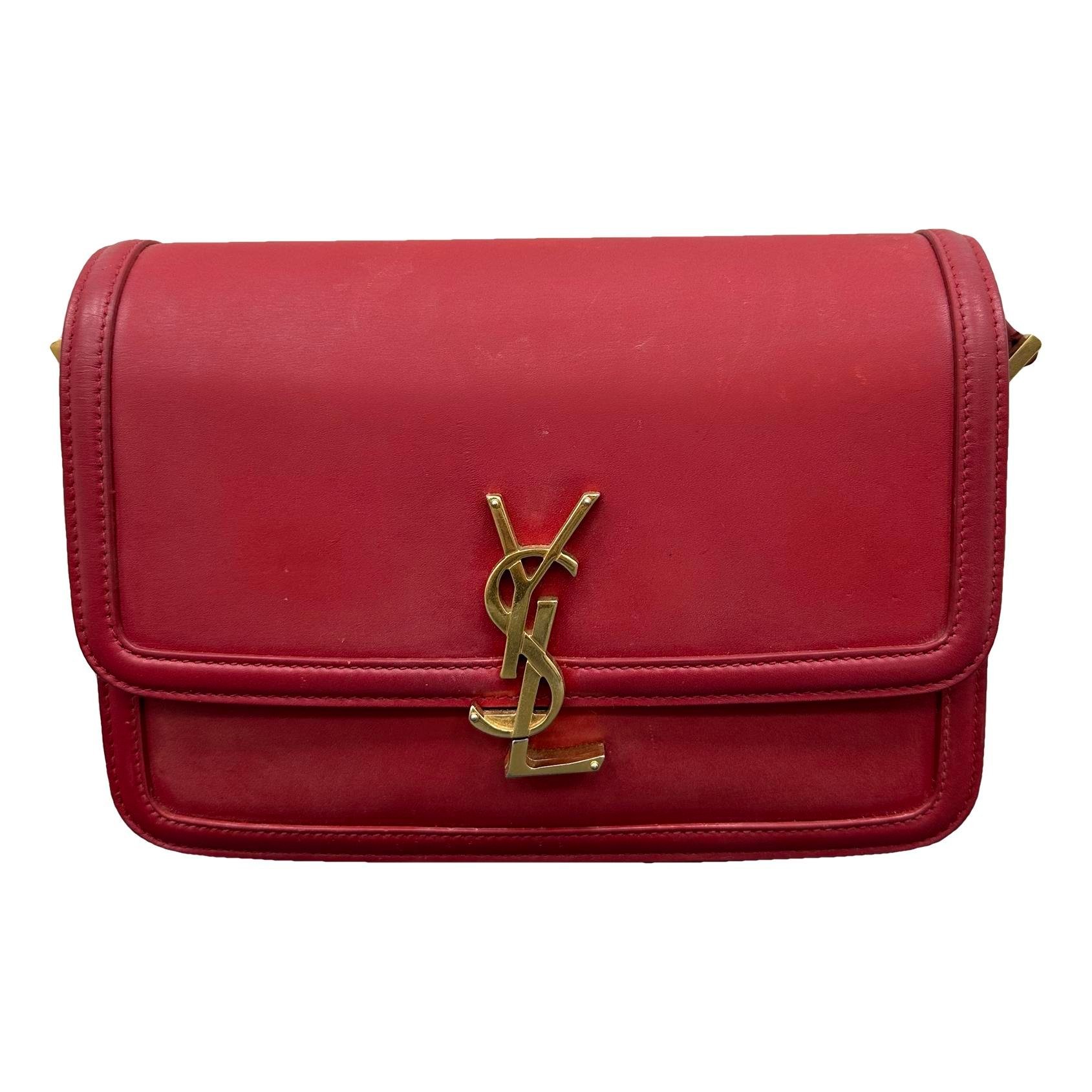 Solférino leather handbag