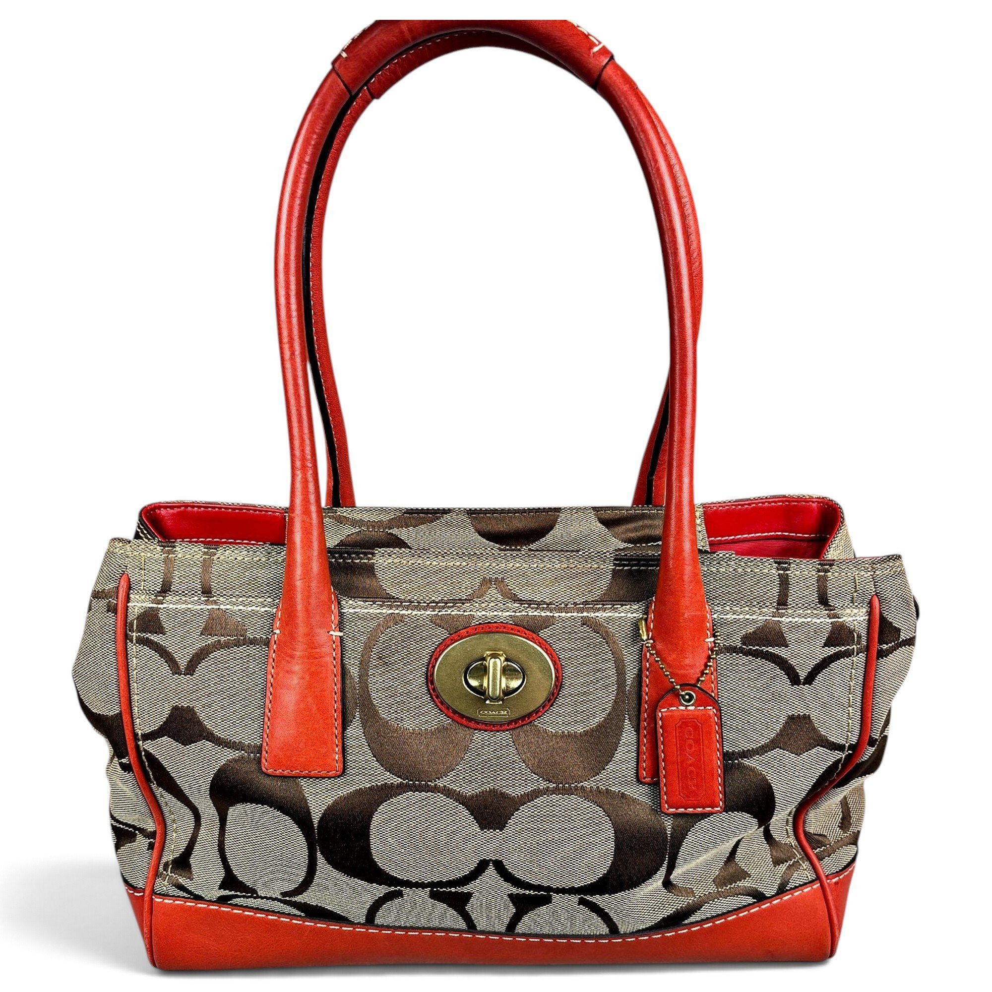 Leather handbag