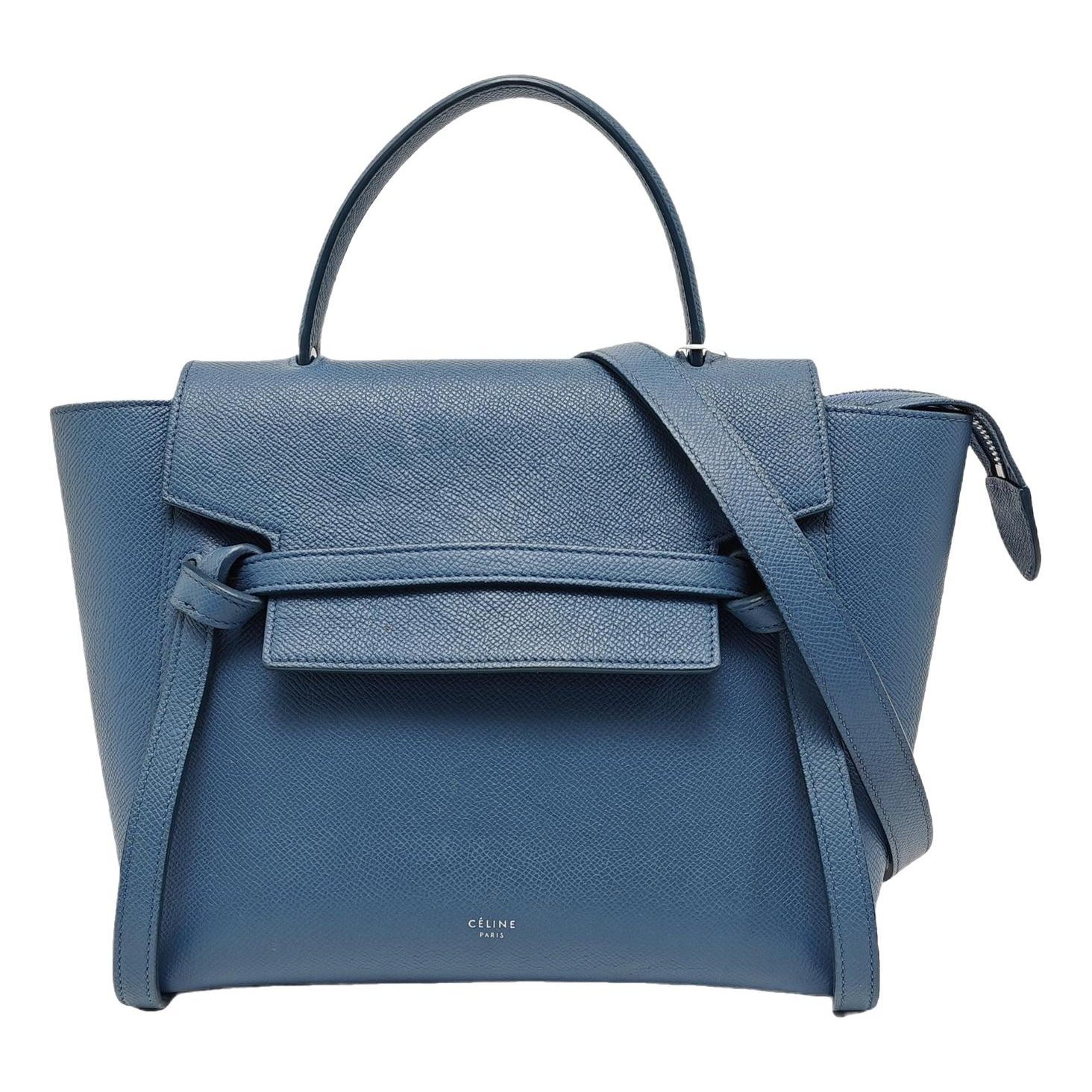 Belt leather handbag