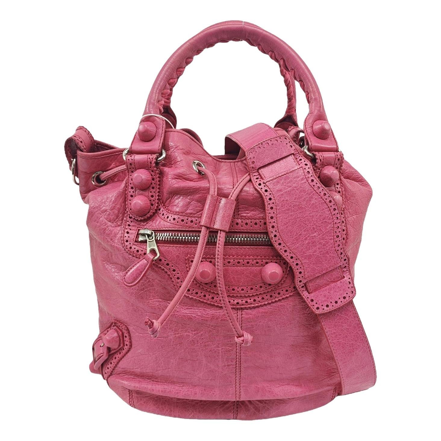 Leather handbag