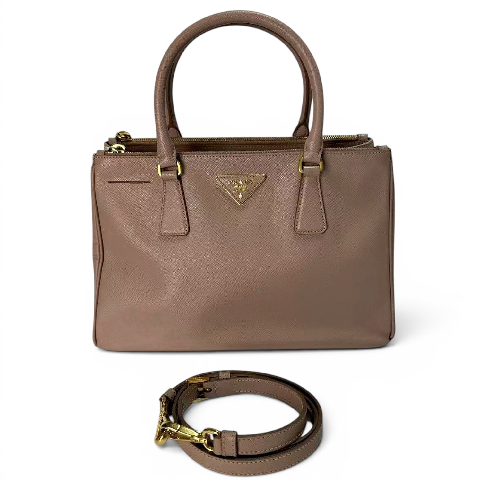 Galleria leather handbag