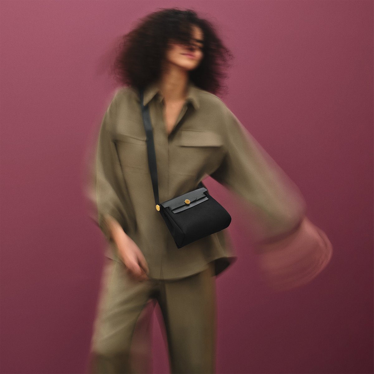 Ardoise Bolso Herbag Zip 20 Retourné