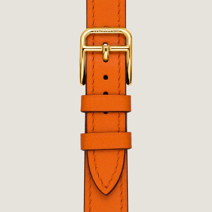 Orange Heure H Small Model 25 MM Single Tour Watch Strap