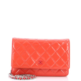 Chanel Wallet on Chain Quilted Patent