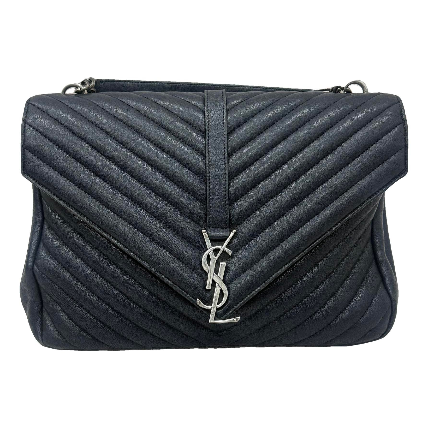 Collége monogramme leather handbag