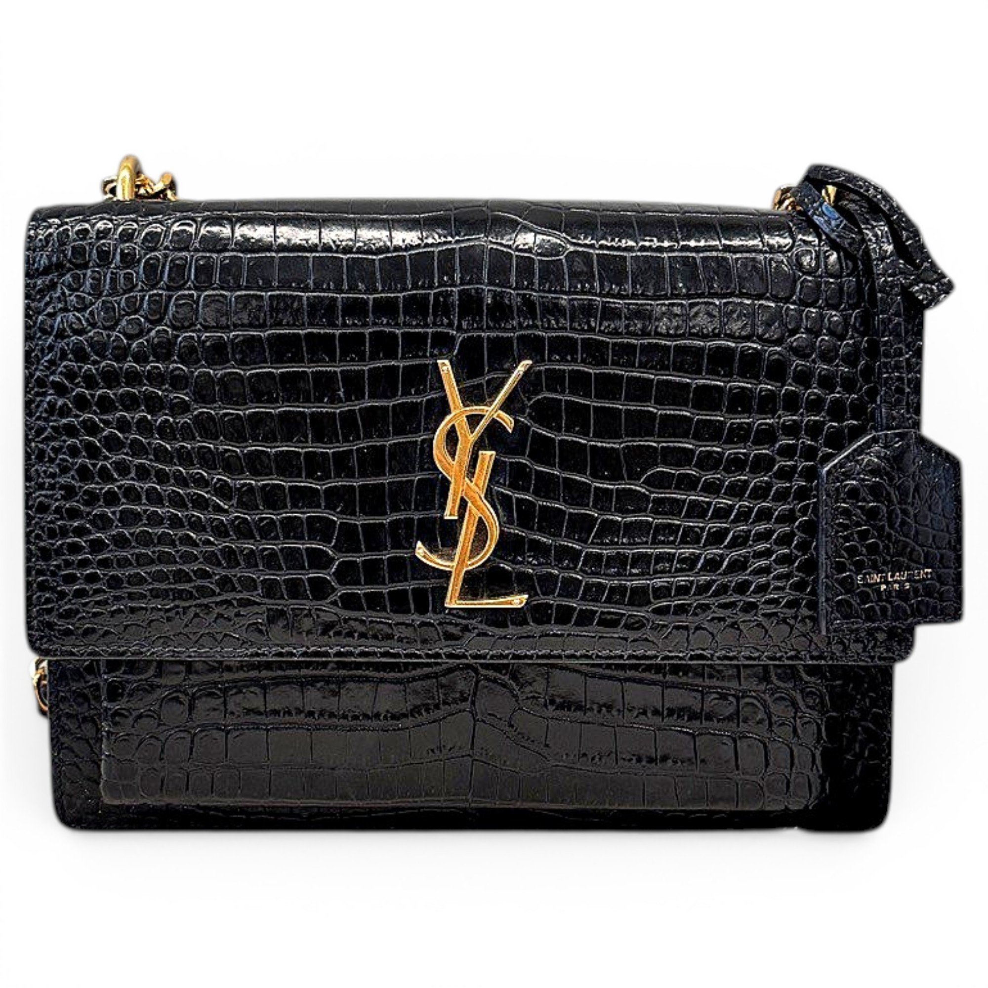 Sunset leather handbag
