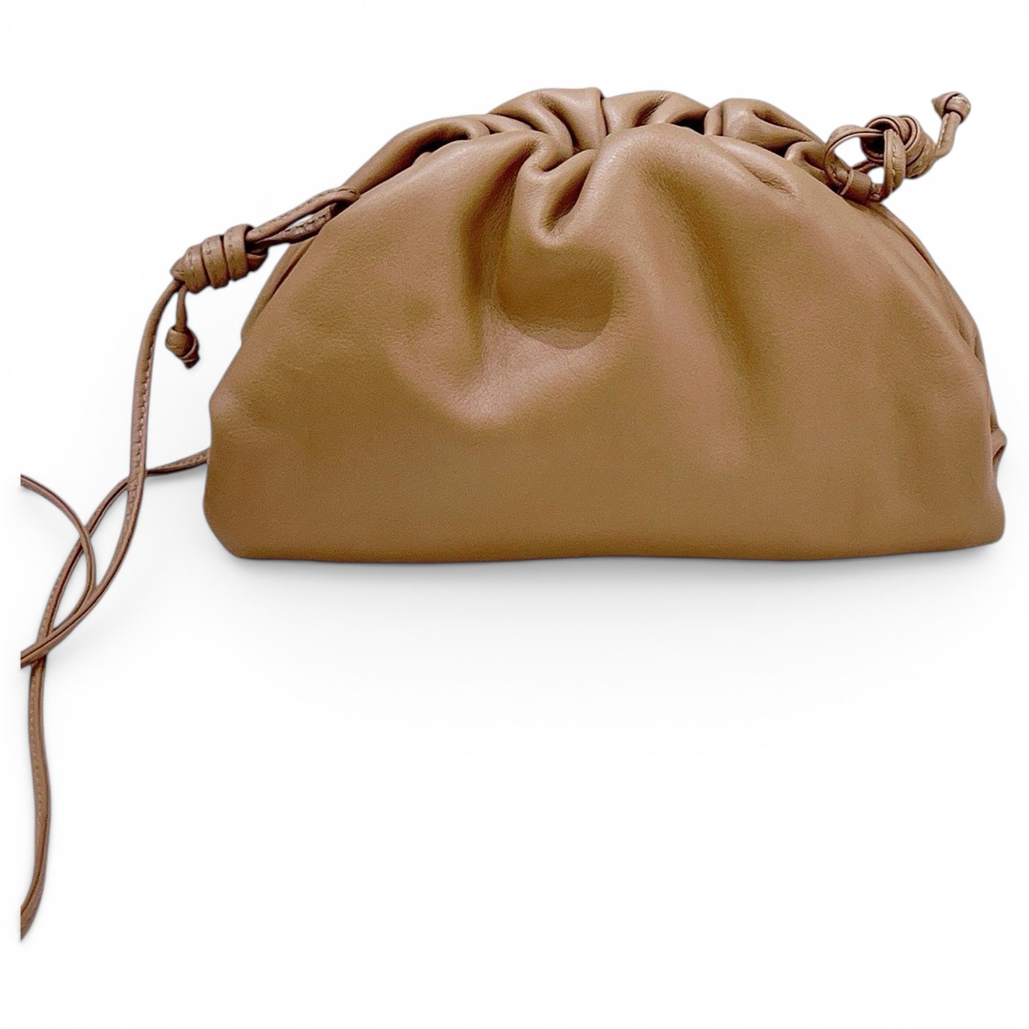 Pouch leather handbag