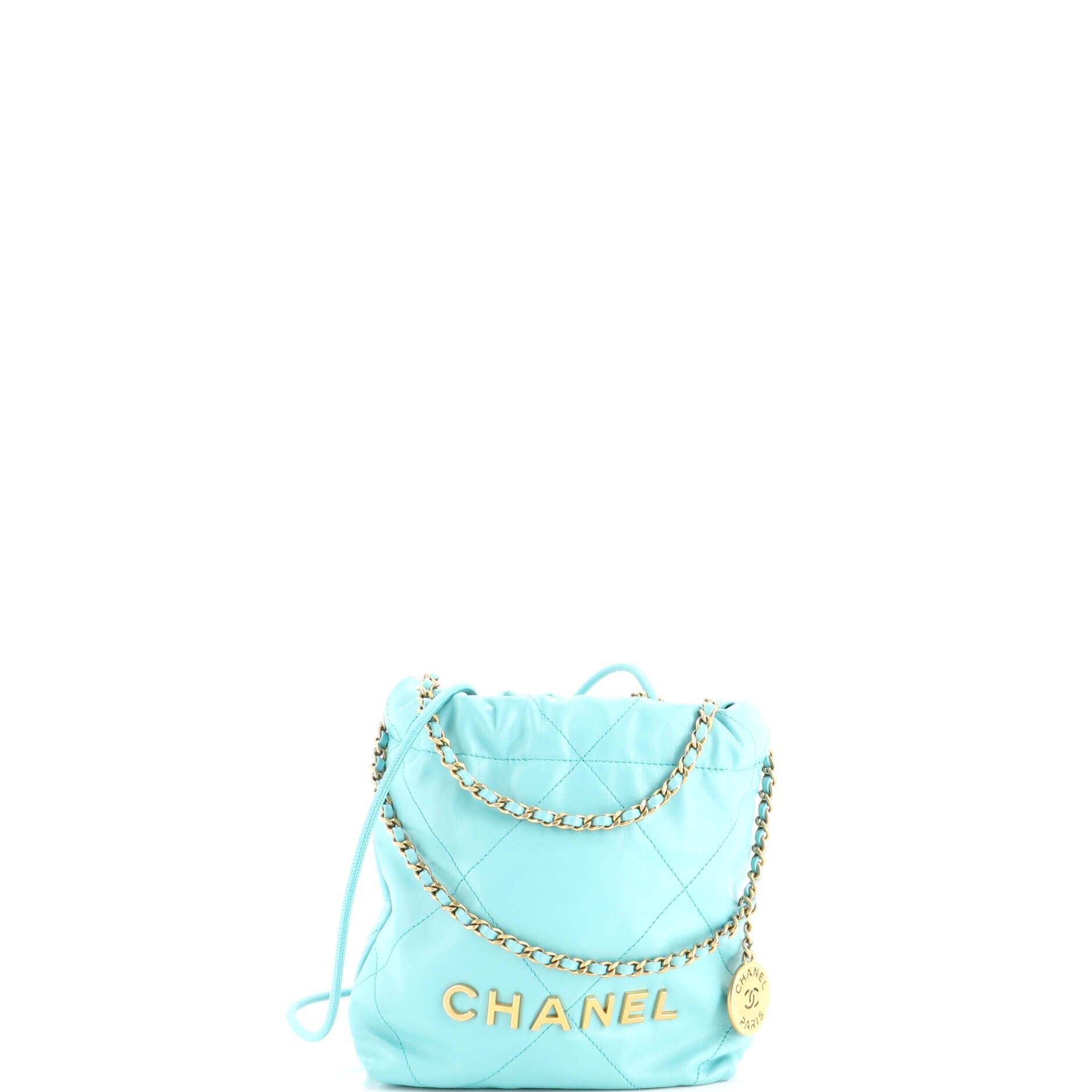 22 Chain Hobo Quilted Calfskin Mini