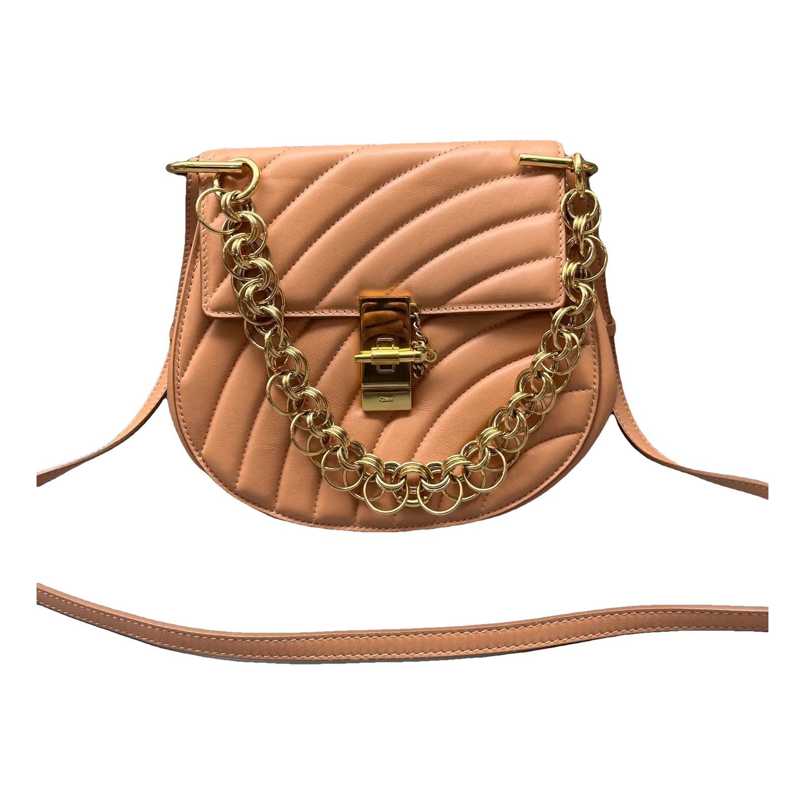 Drew leather crossbody bag