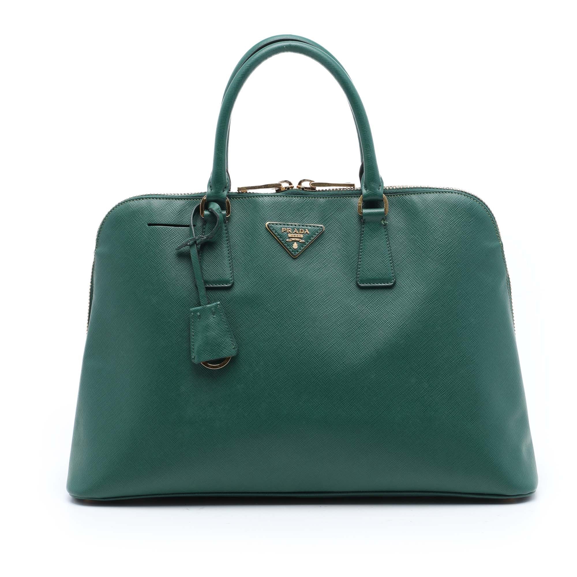 Promenade leather handbag