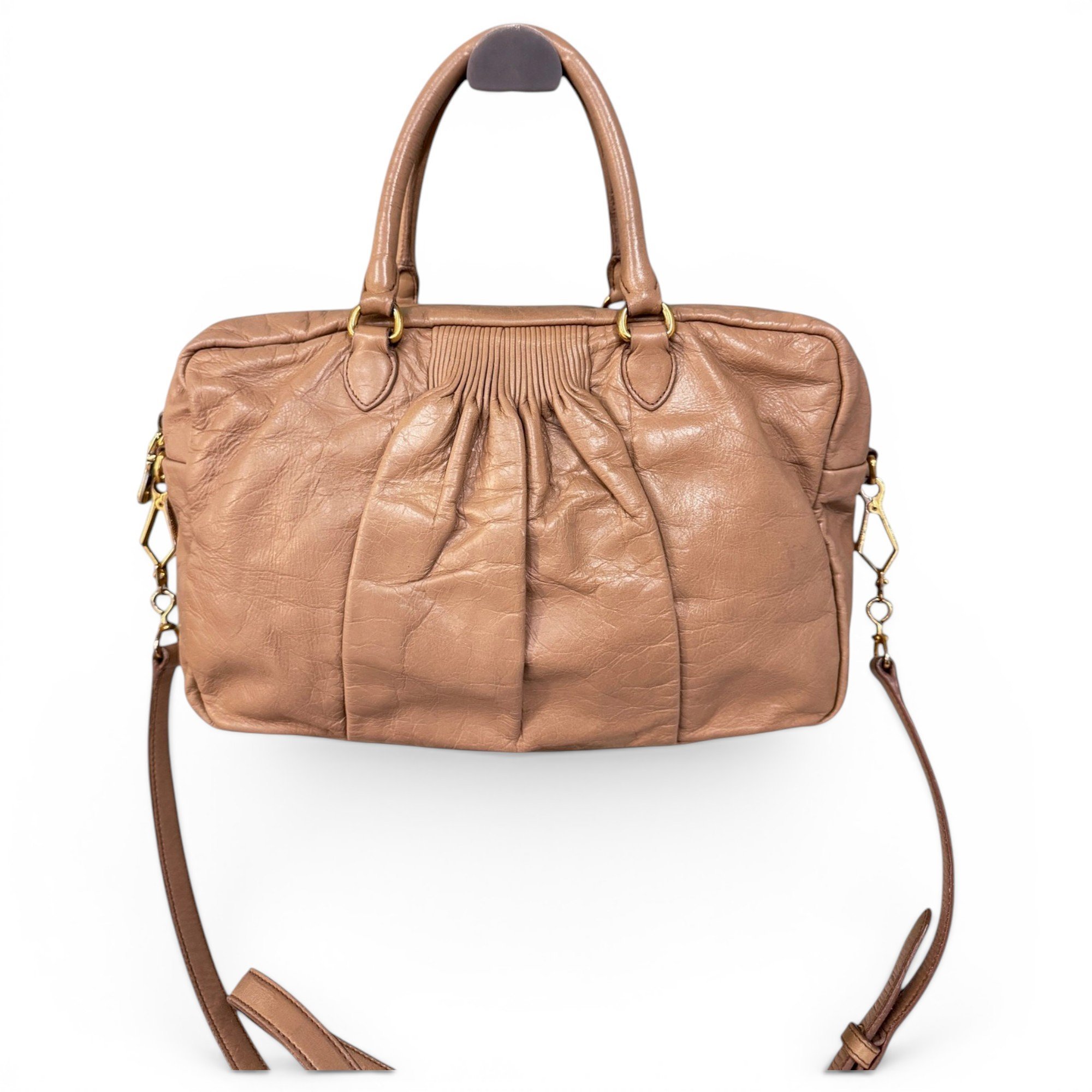 Leather handbag