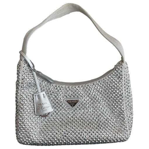 Re-Edition 2000 glitter handbag