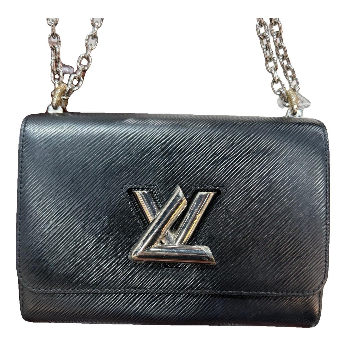 Twist leather handbag