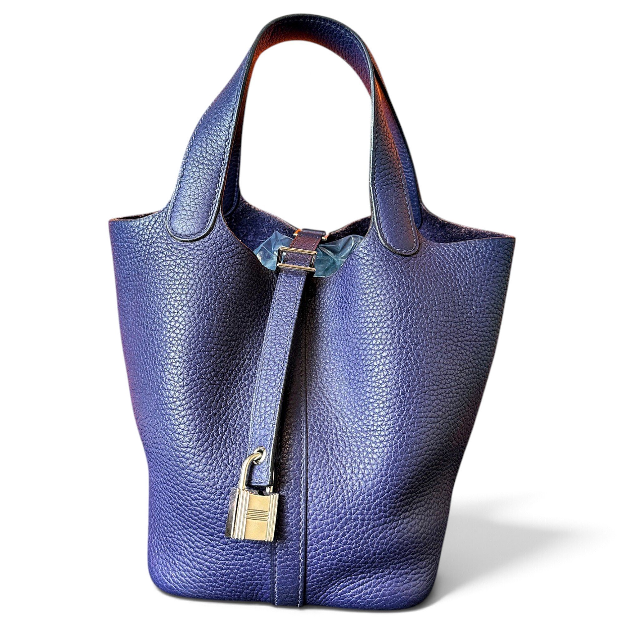 Picotin leather handbag