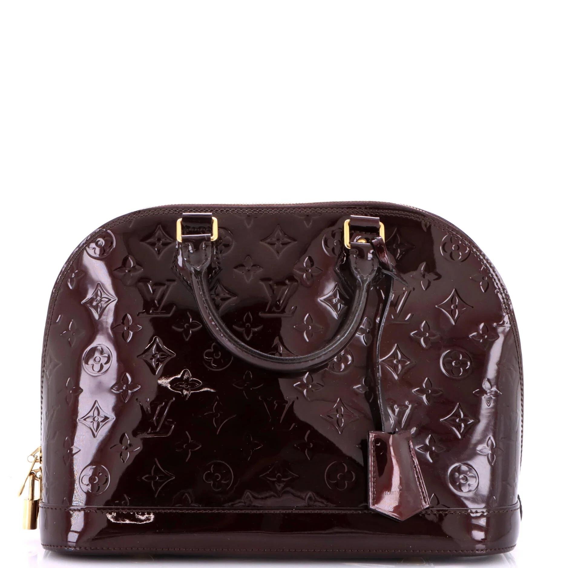 Alma patent leather handbag