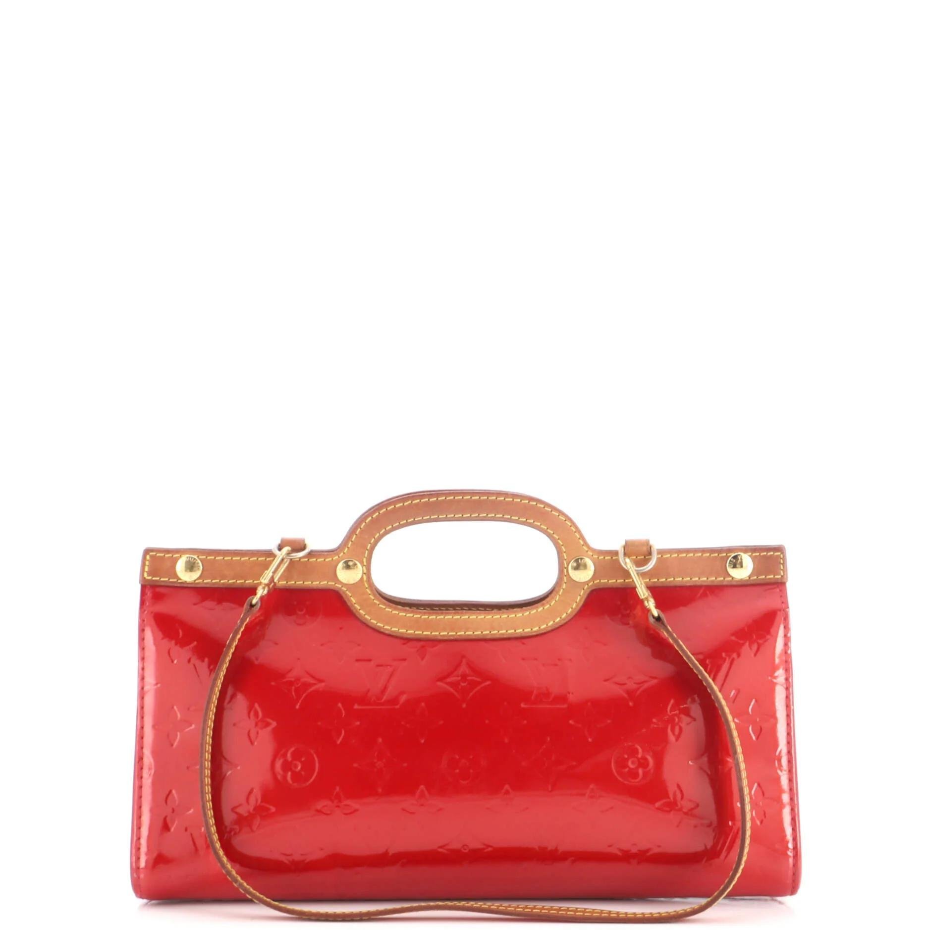 Patent leather handbag