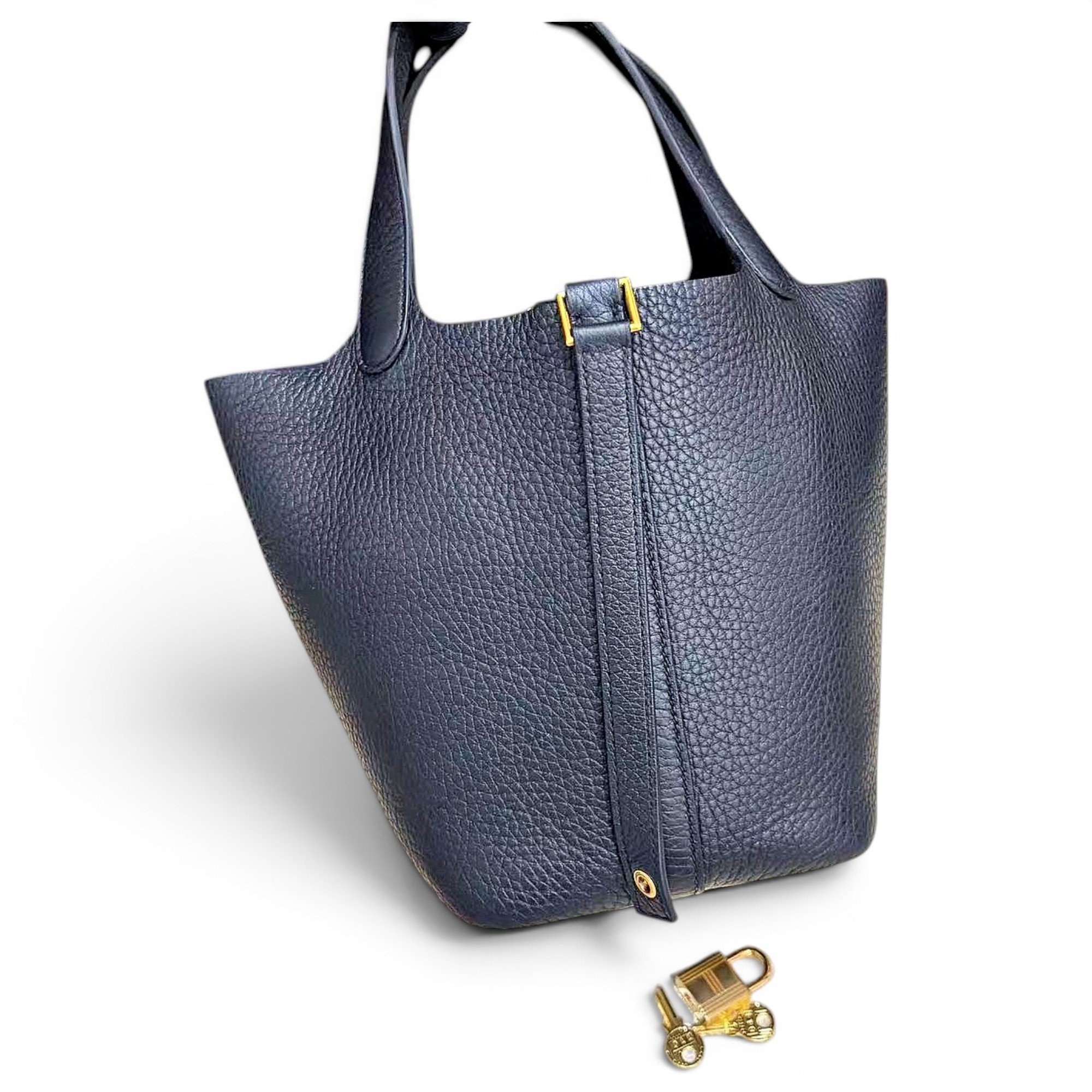 Picotin leather handbag