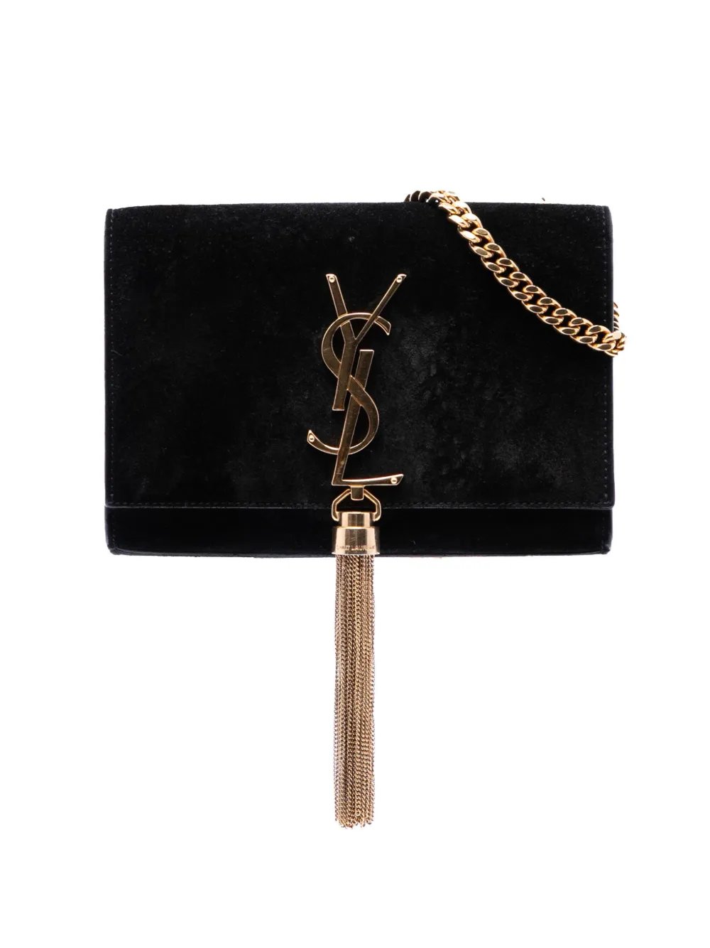 2013 Small Suede Monogram Kate Tassel crossbody bag