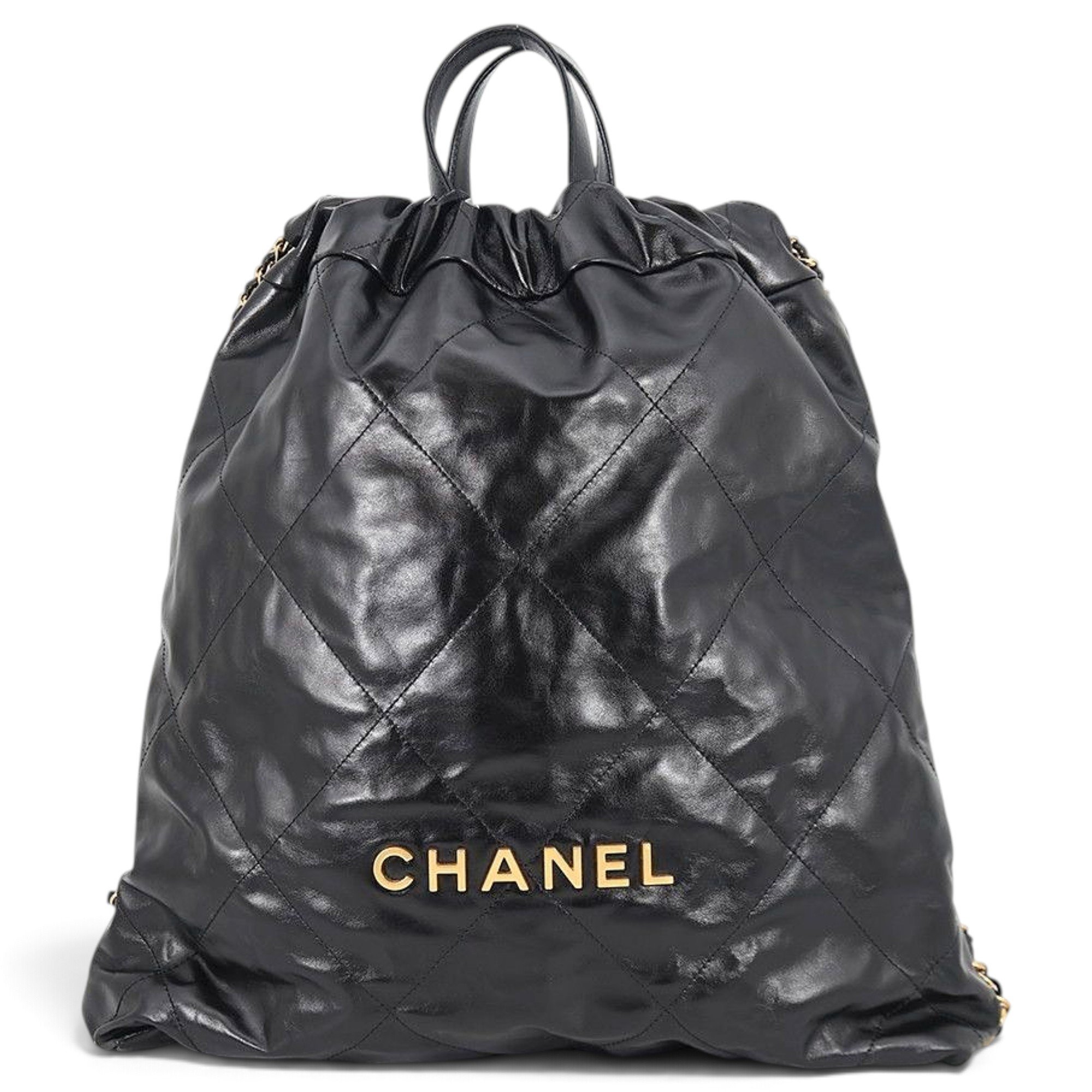 Leather backpack