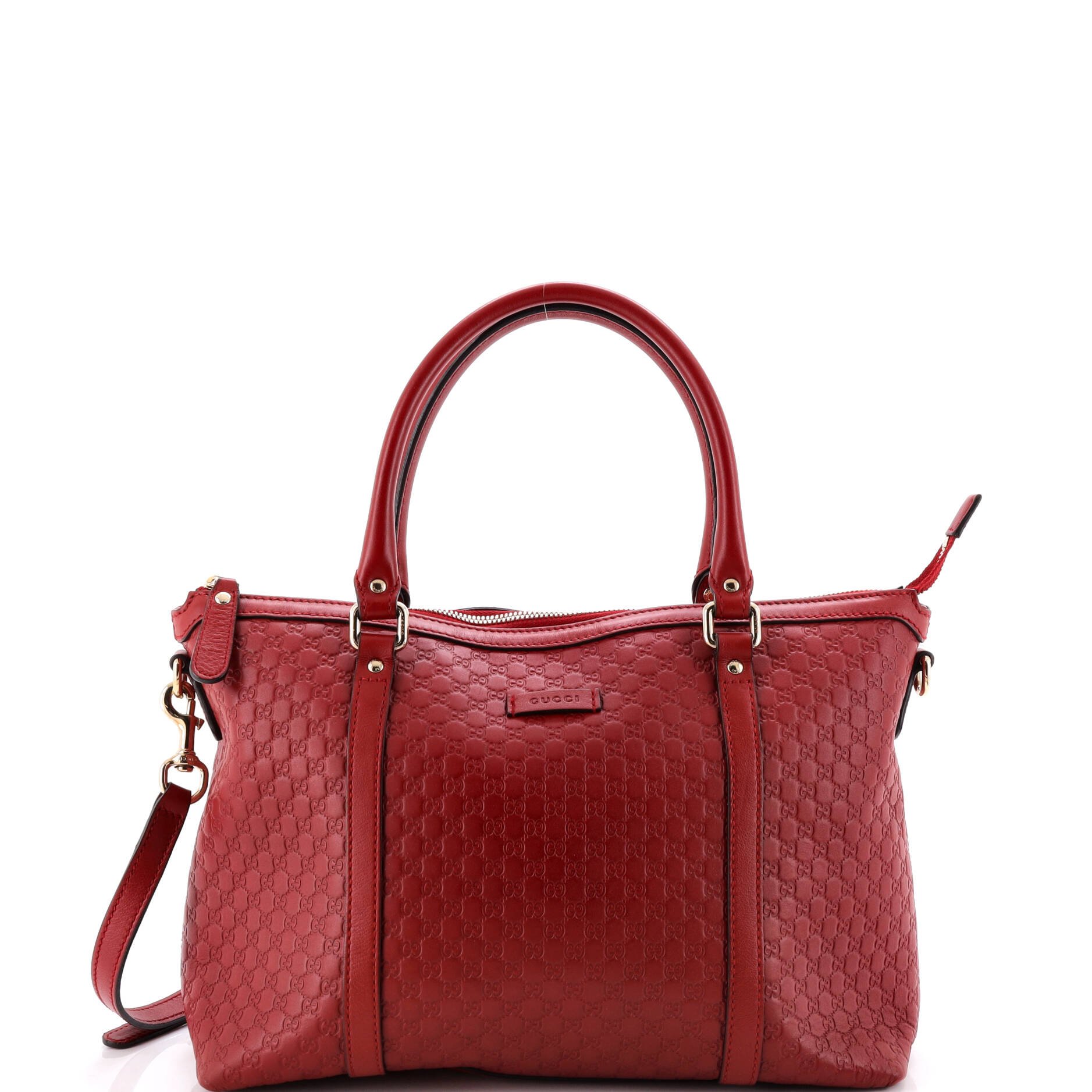 Britt Convertible Dome Satchel Microguccissima Leather Medium