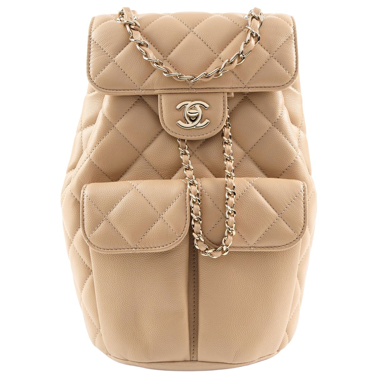 Leather backpack