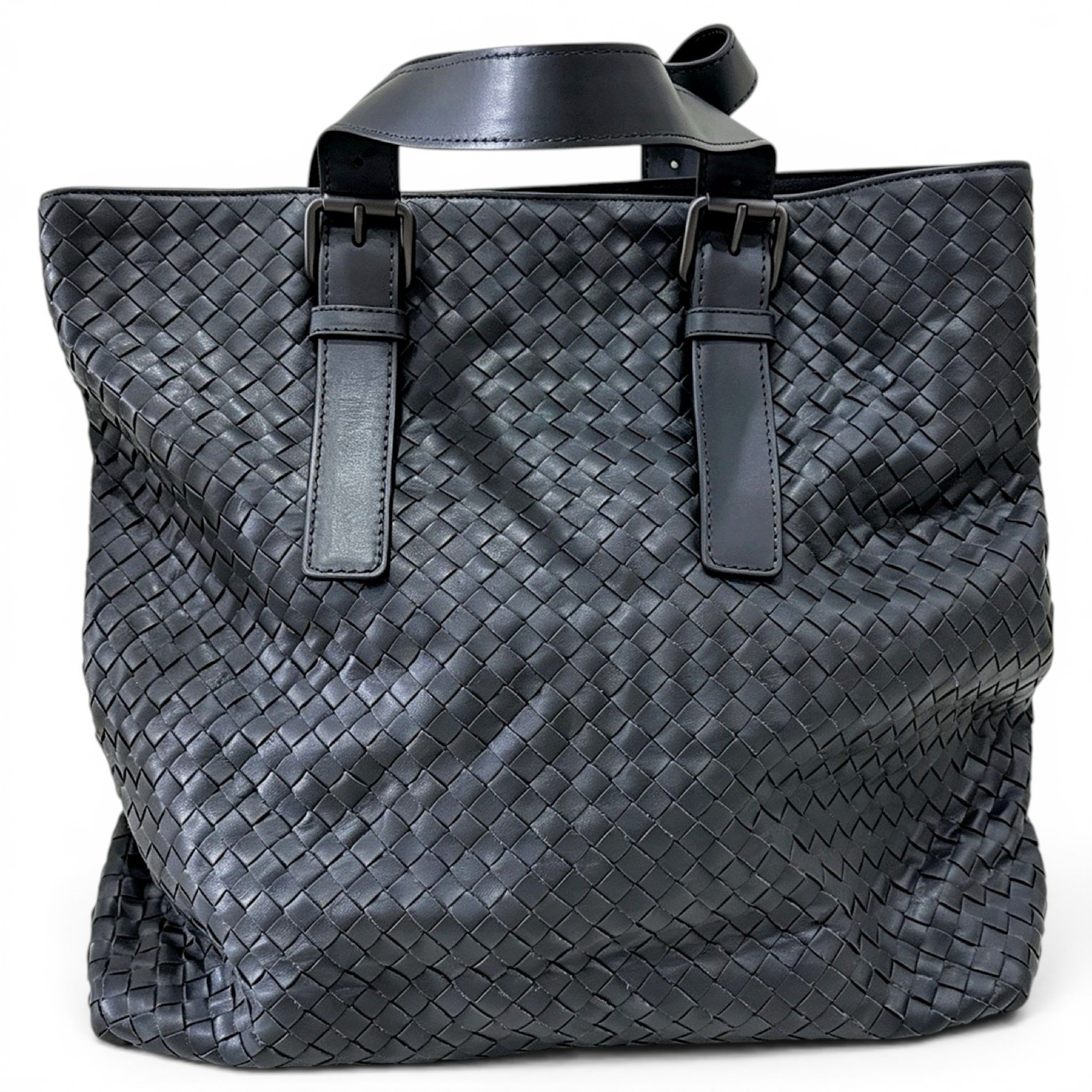 Leather tote