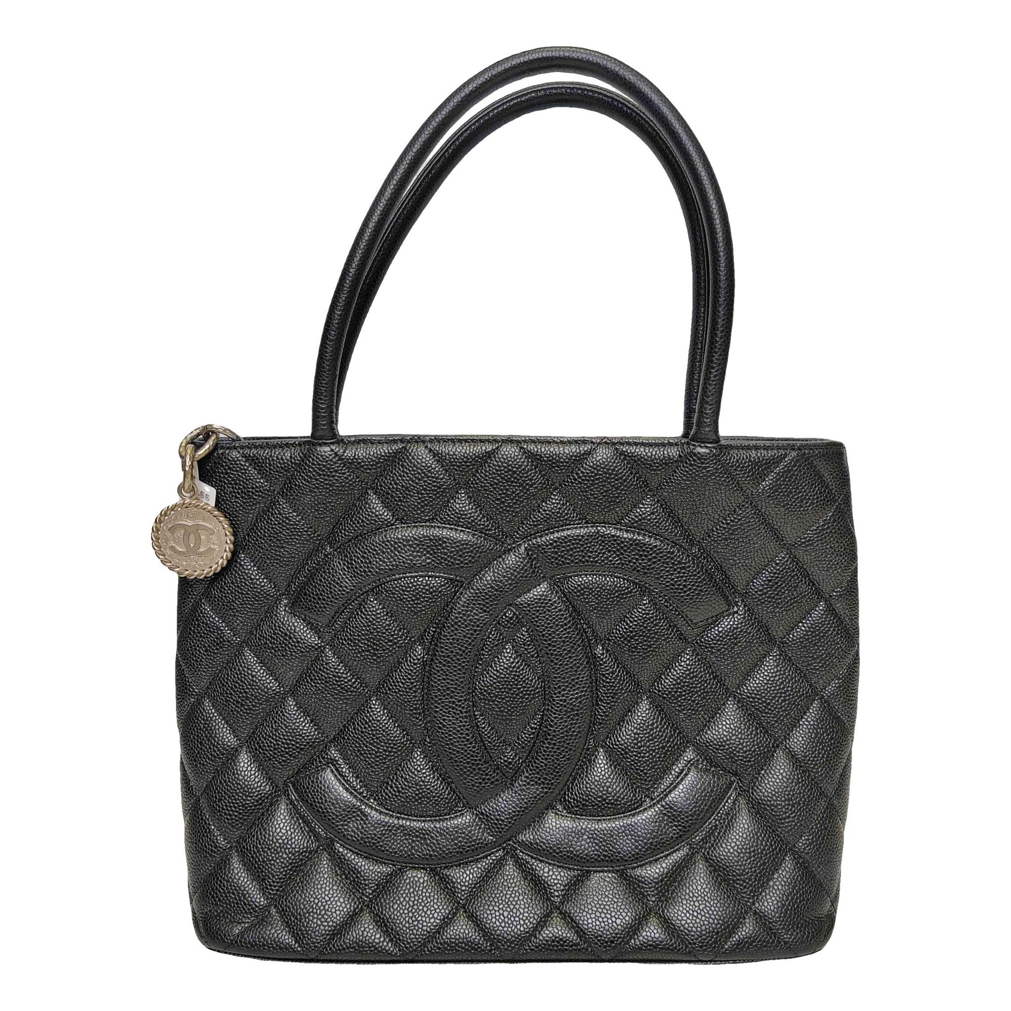 Médaillon leather tote