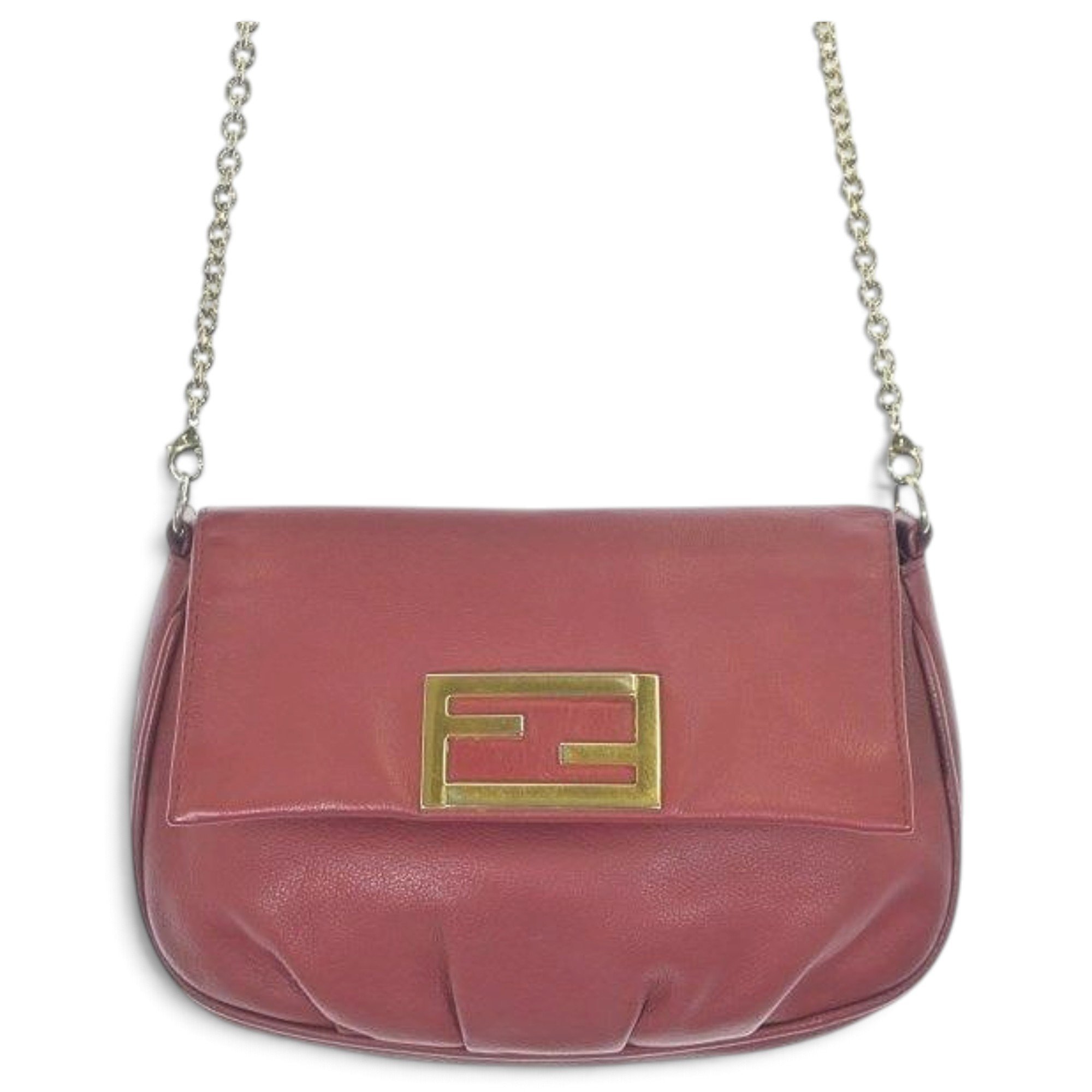 Pocket leather handbag
