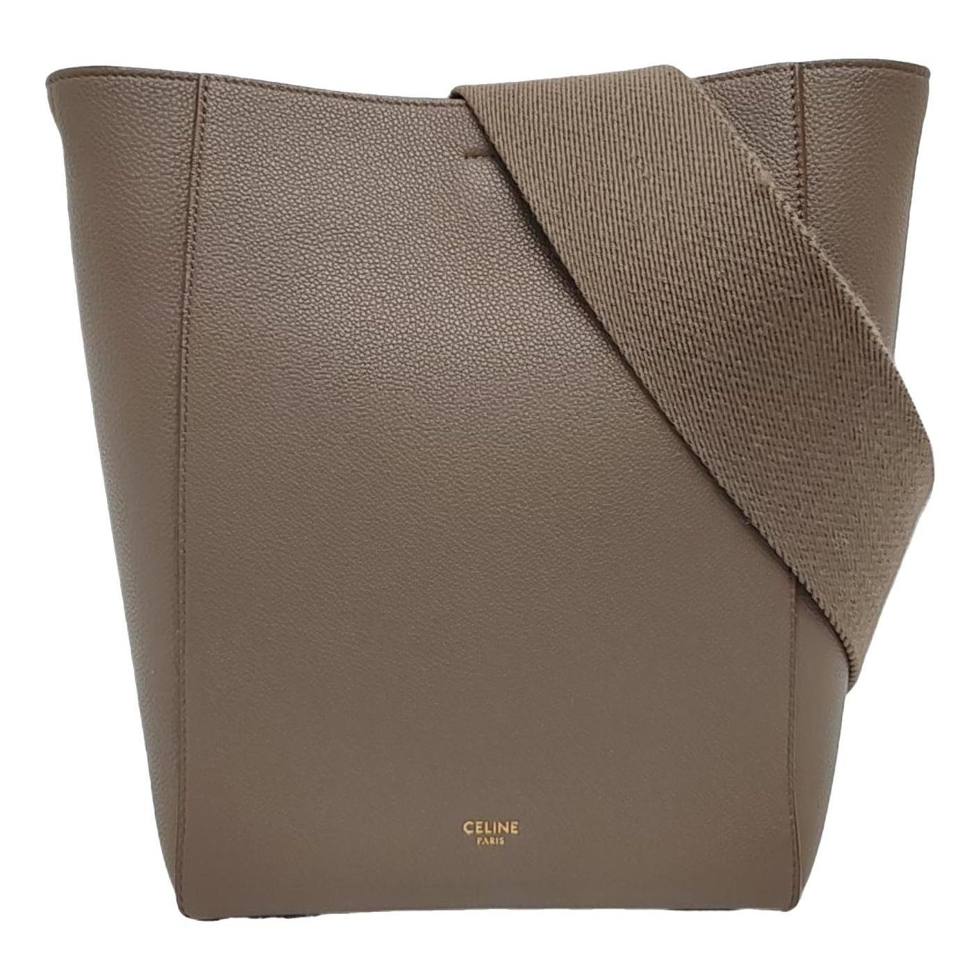 Seau Sangle leather handbag