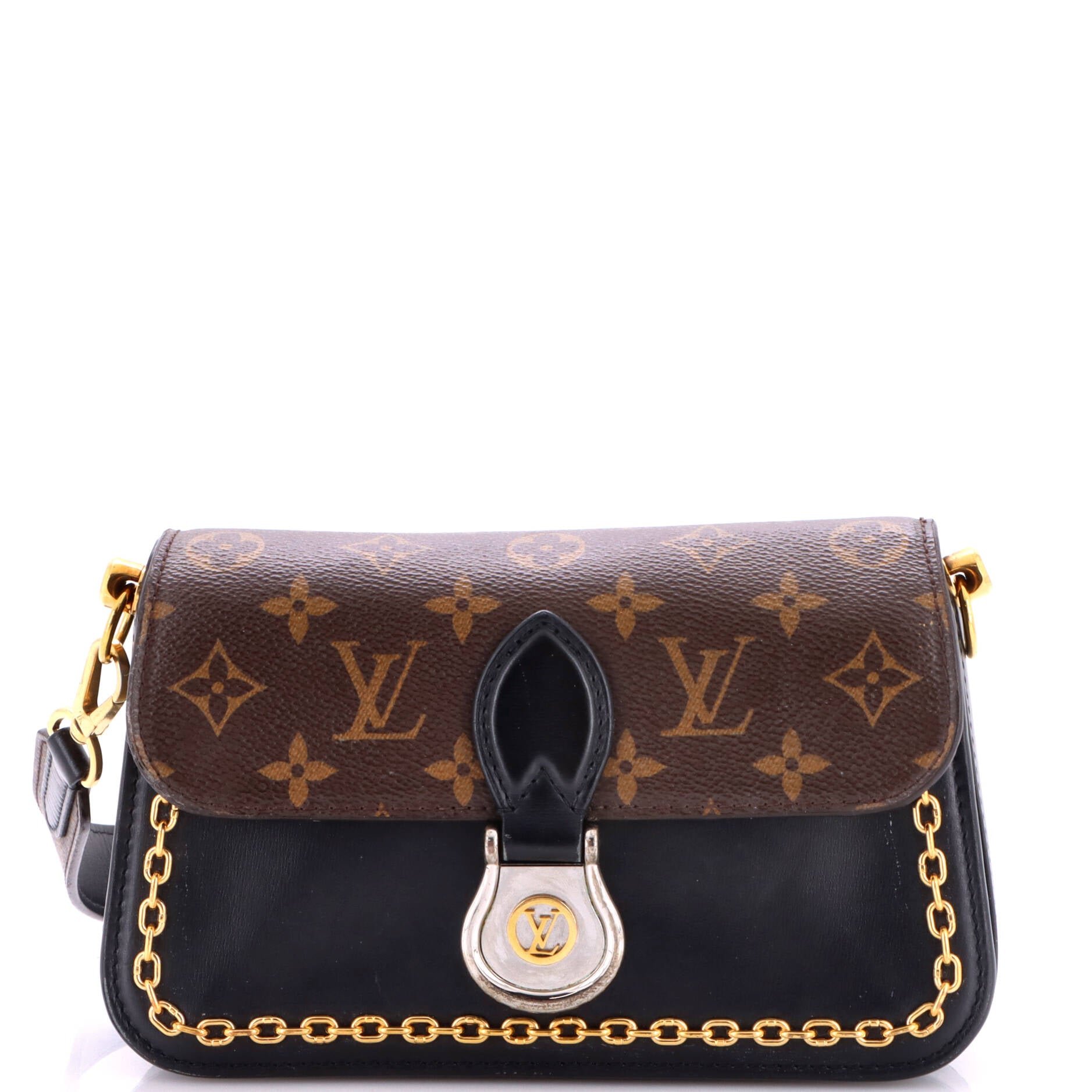 Neo Saint Cloud Shoulder Bag Monogram Canvas and Leather