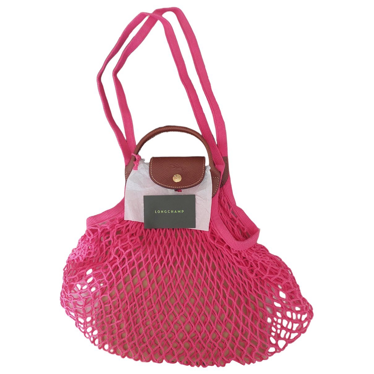 Pliage silk handbag