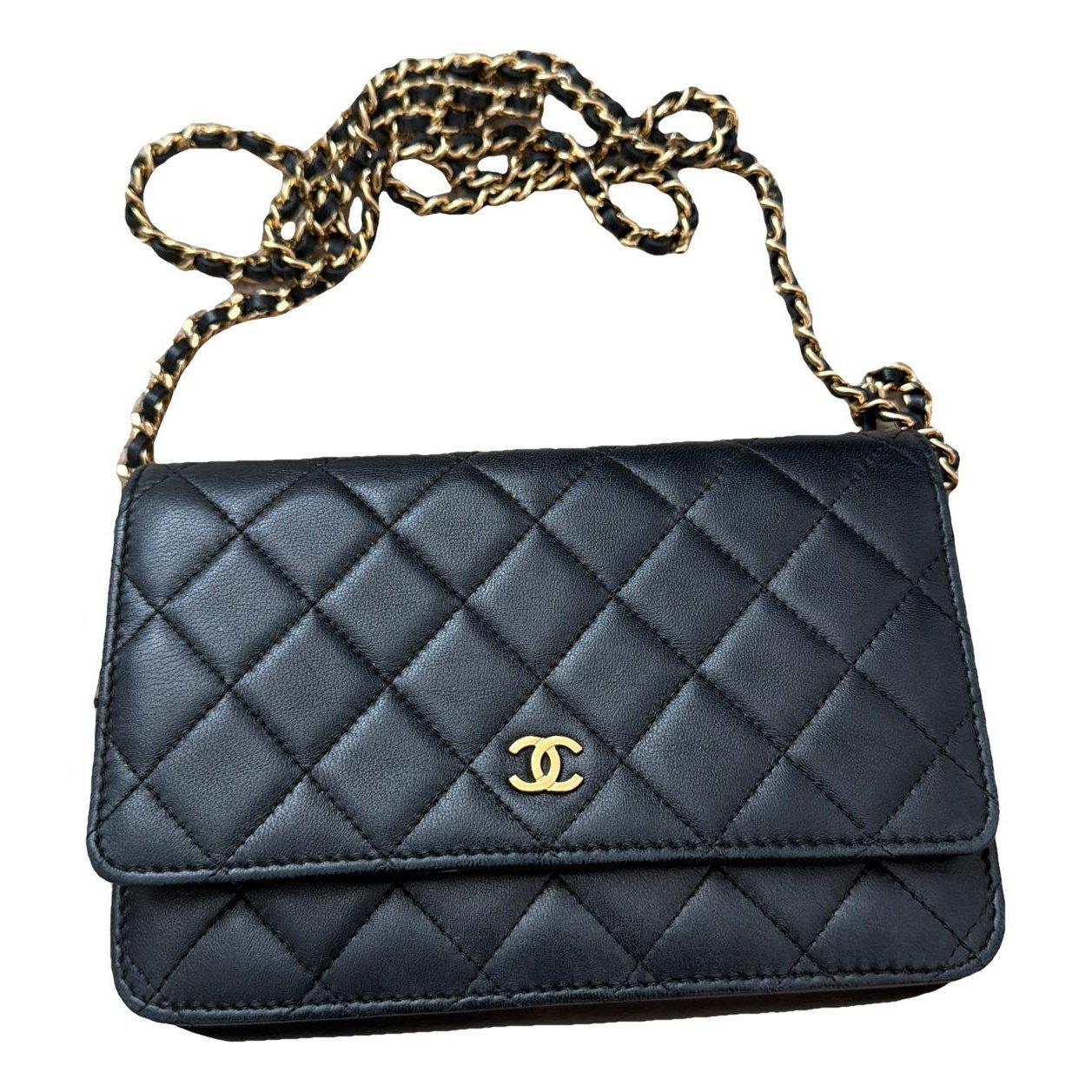 Wallet On Chain Timeless/Classique leather crossbody bag