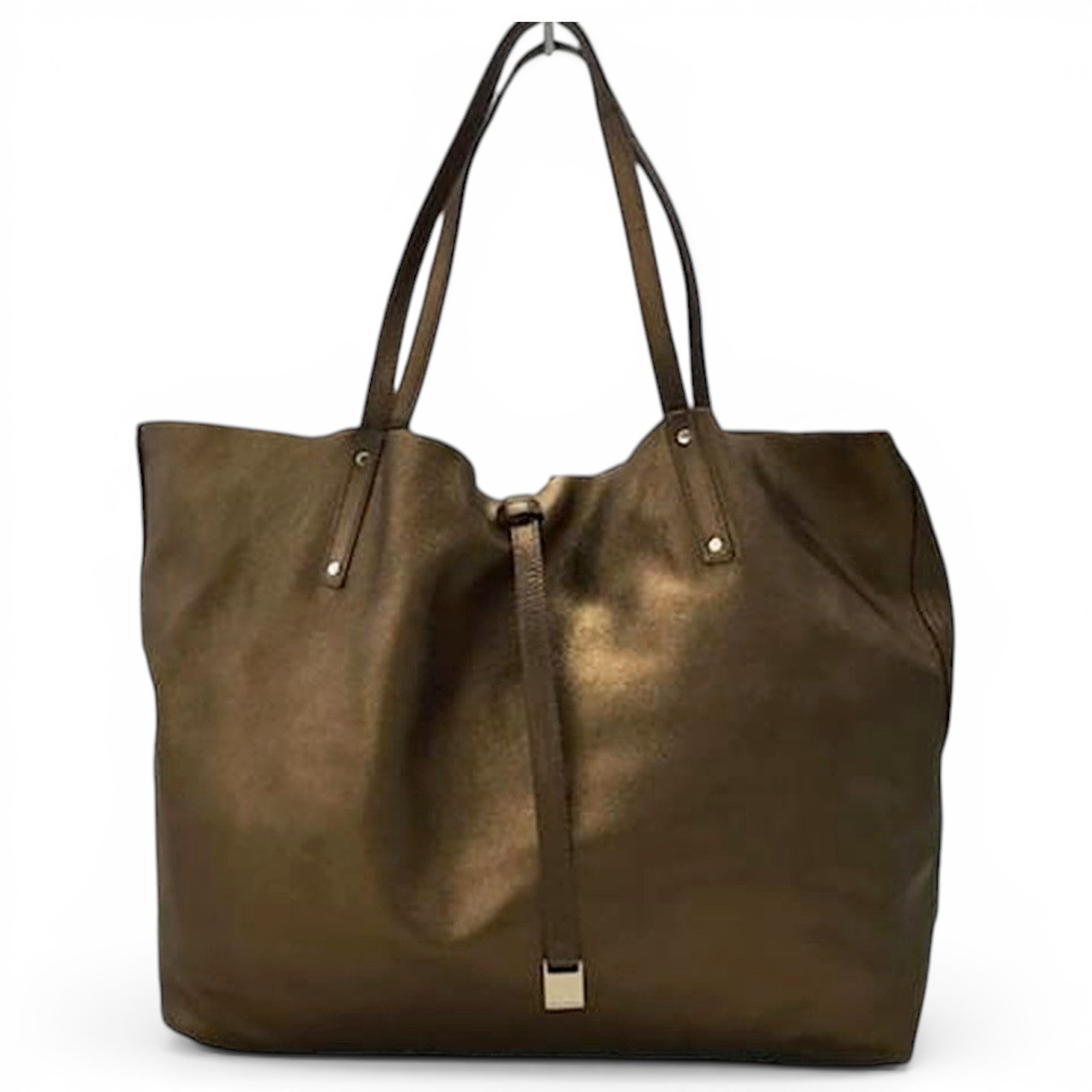 Leather tote