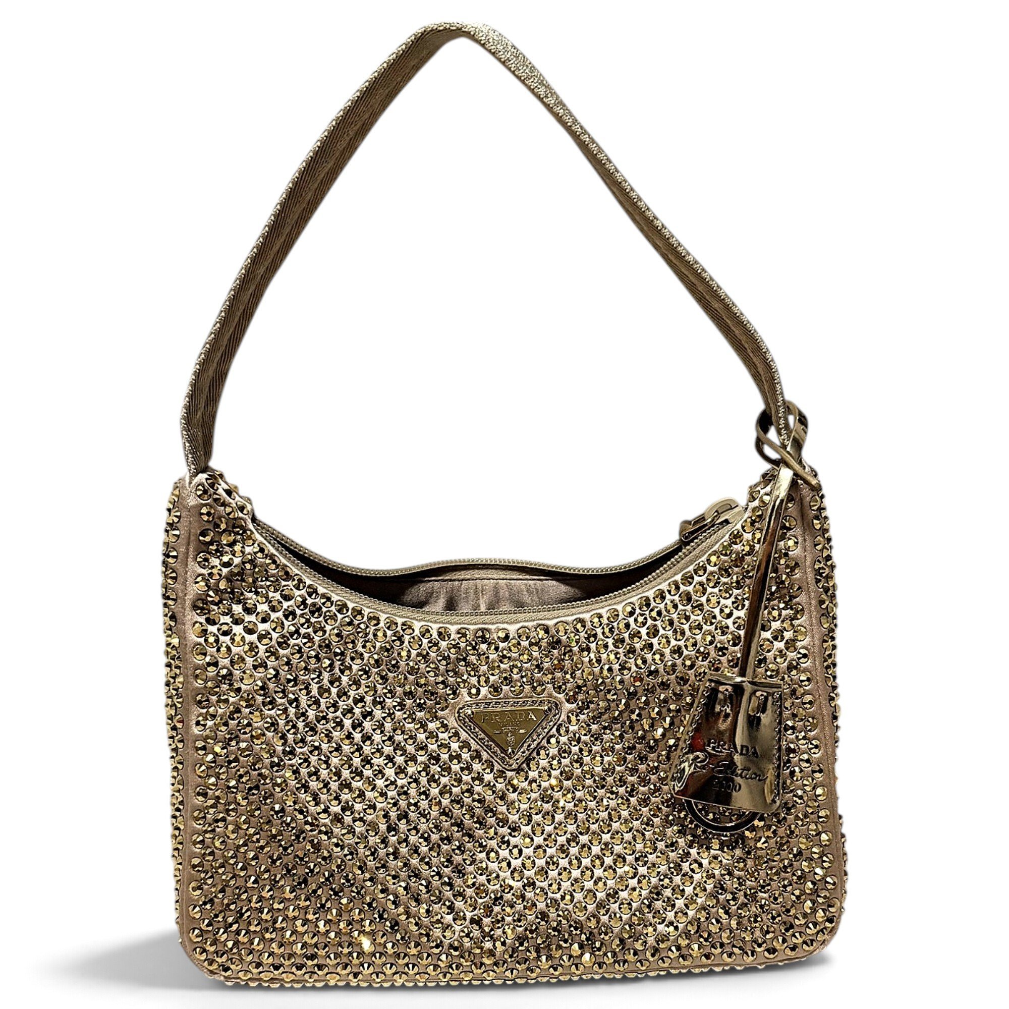 Re-Edition 2000 glitter handbag