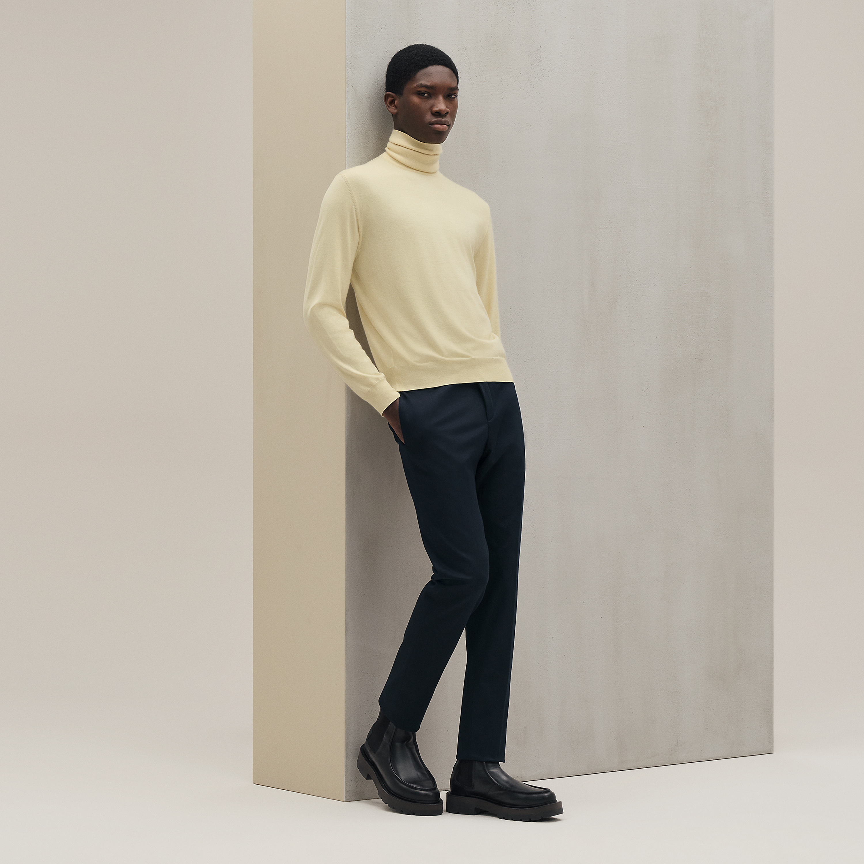 "Detail H" turtleneck sweater